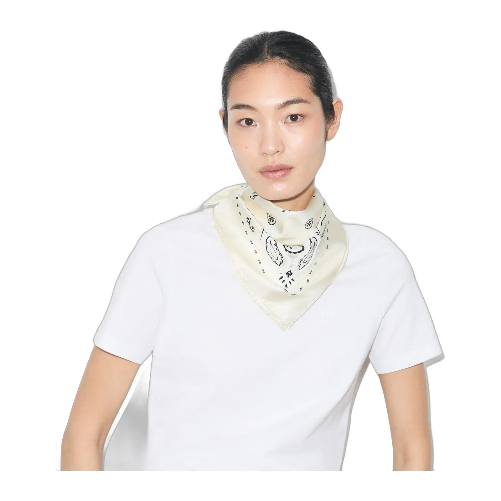 Beaded Bandana Triangle Scarf