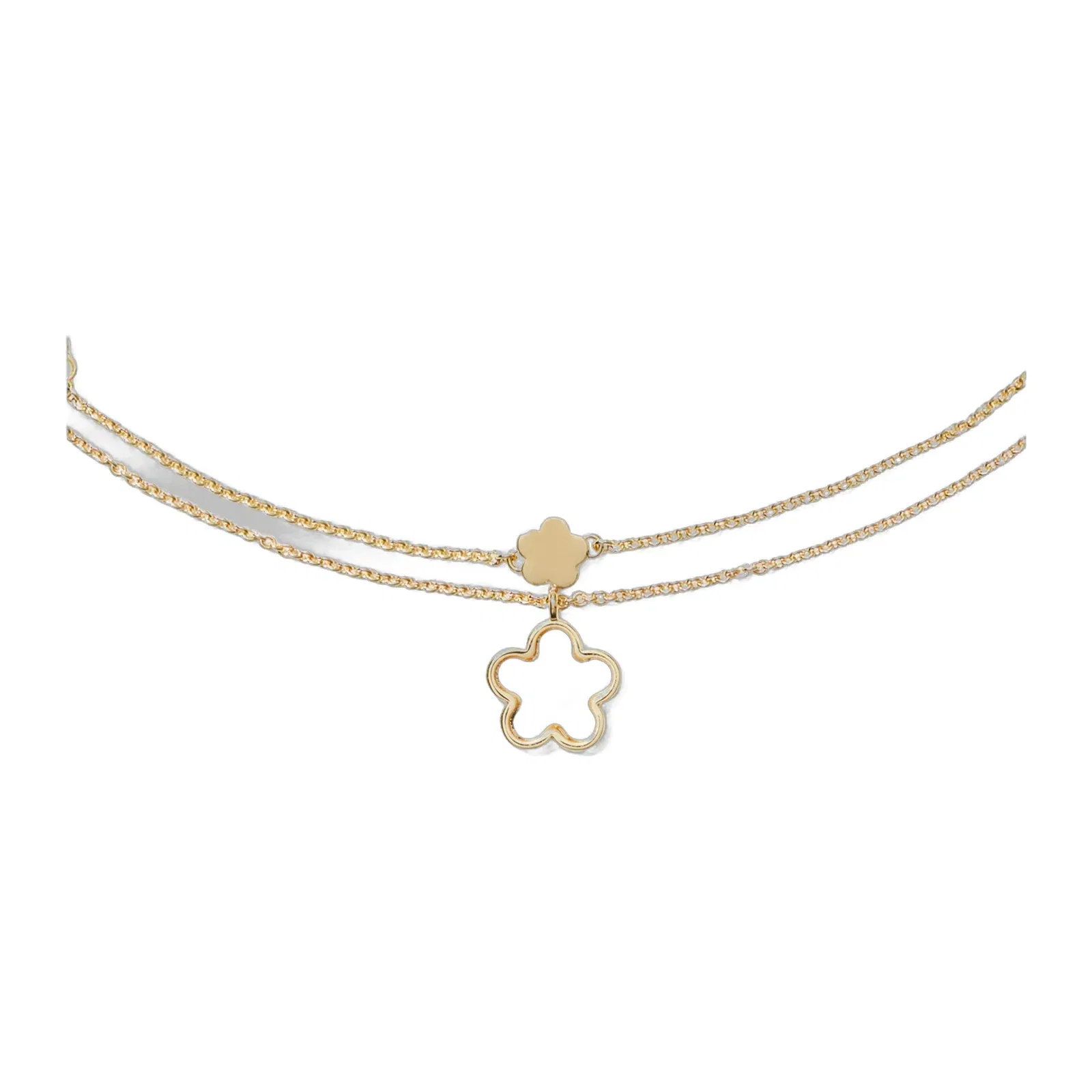 Flower Pendant Chain Necklaces