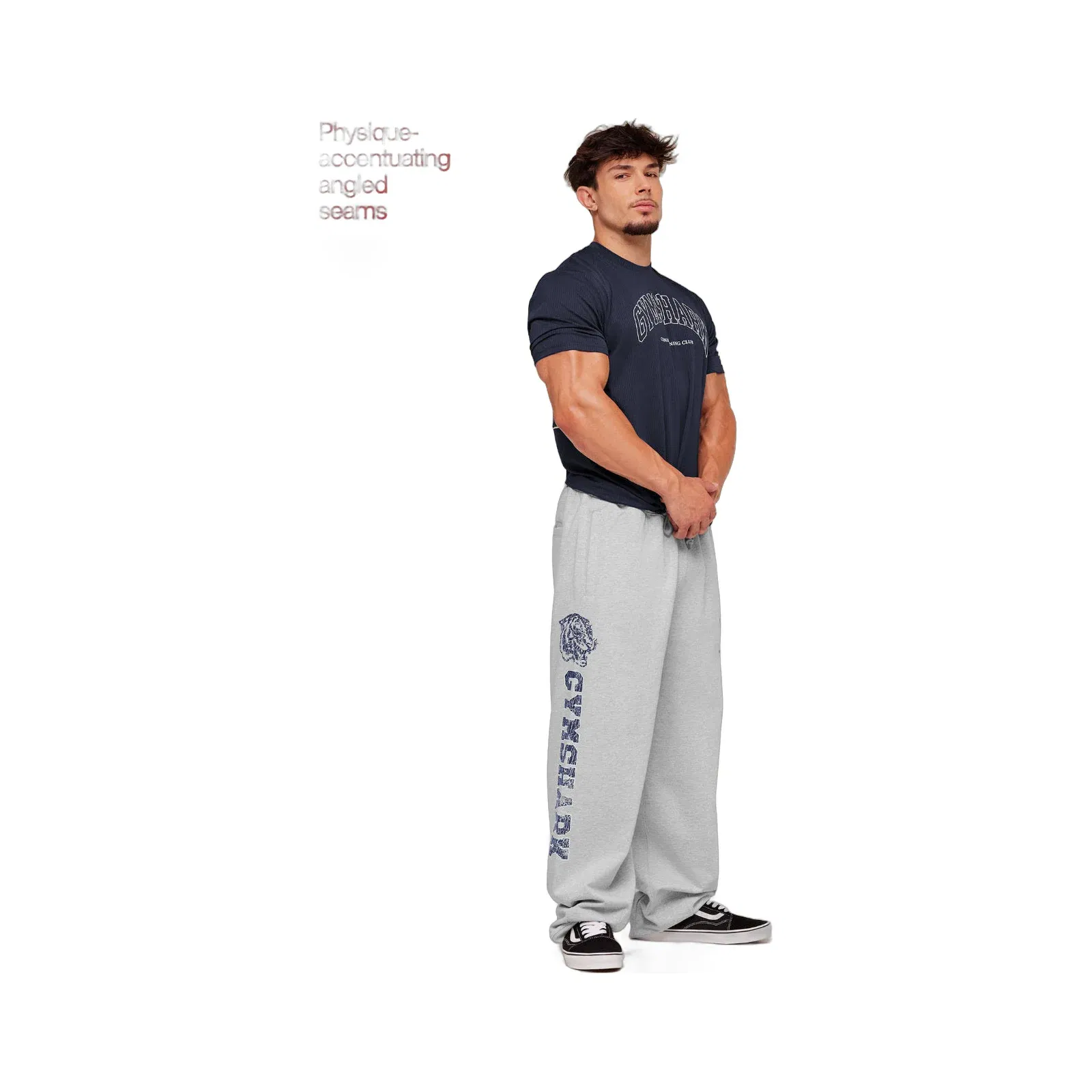 Gymshark Collegiate Tech T-Shirt Heavy Blue