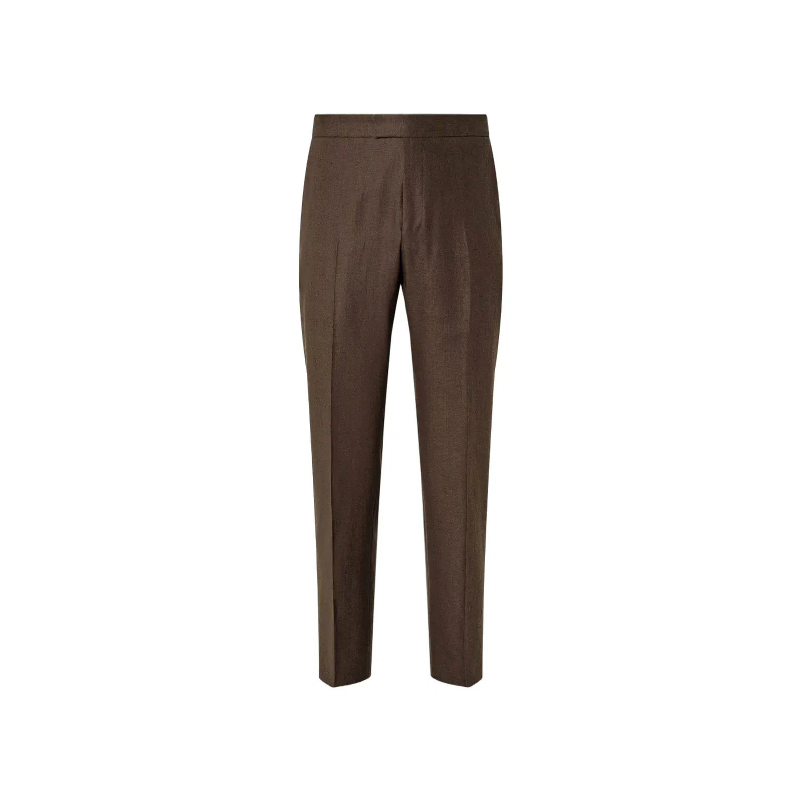 Zegna Dark Brown Oasi Lino Pants