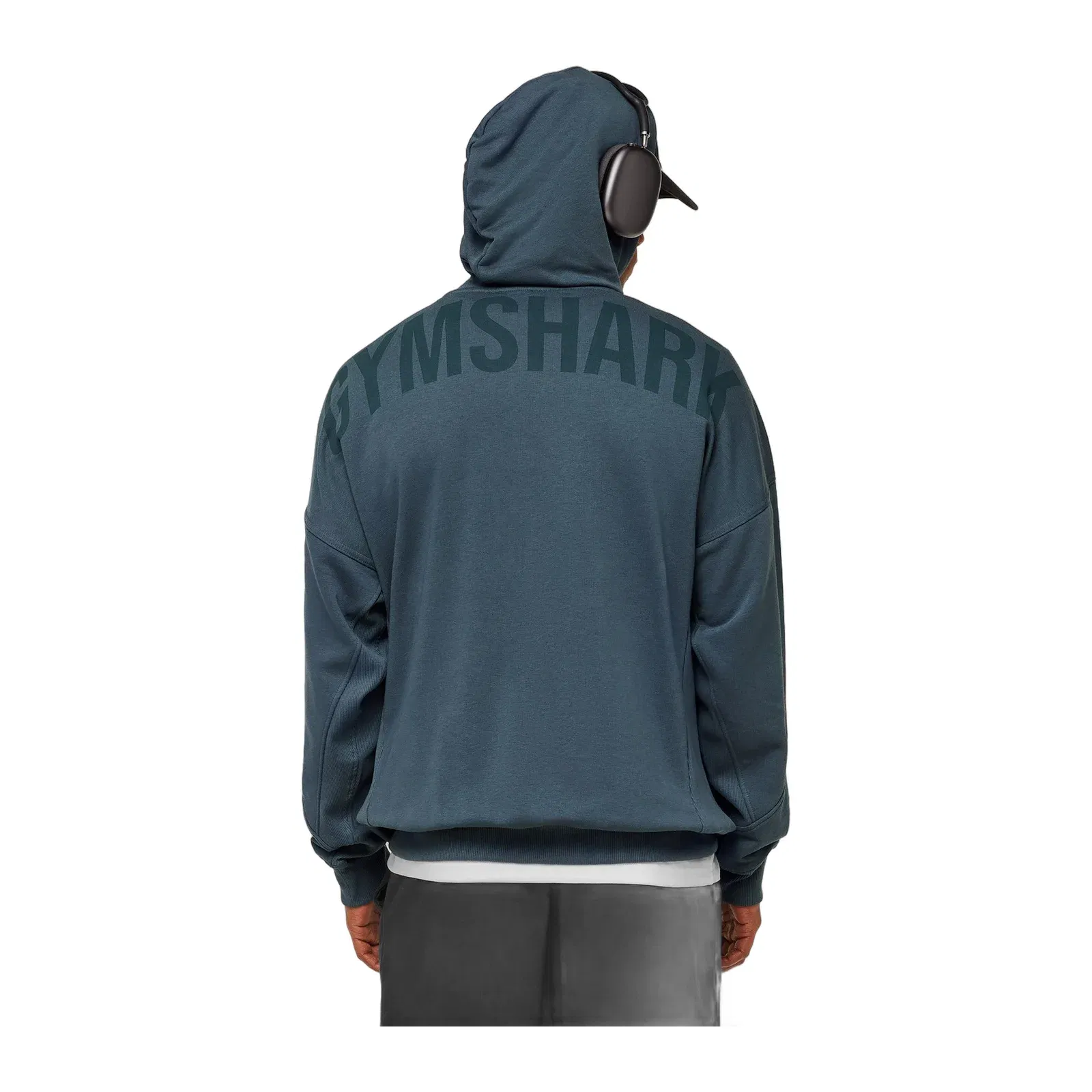 Gymshark Power Oversized Hoodie GS Stealth Blue