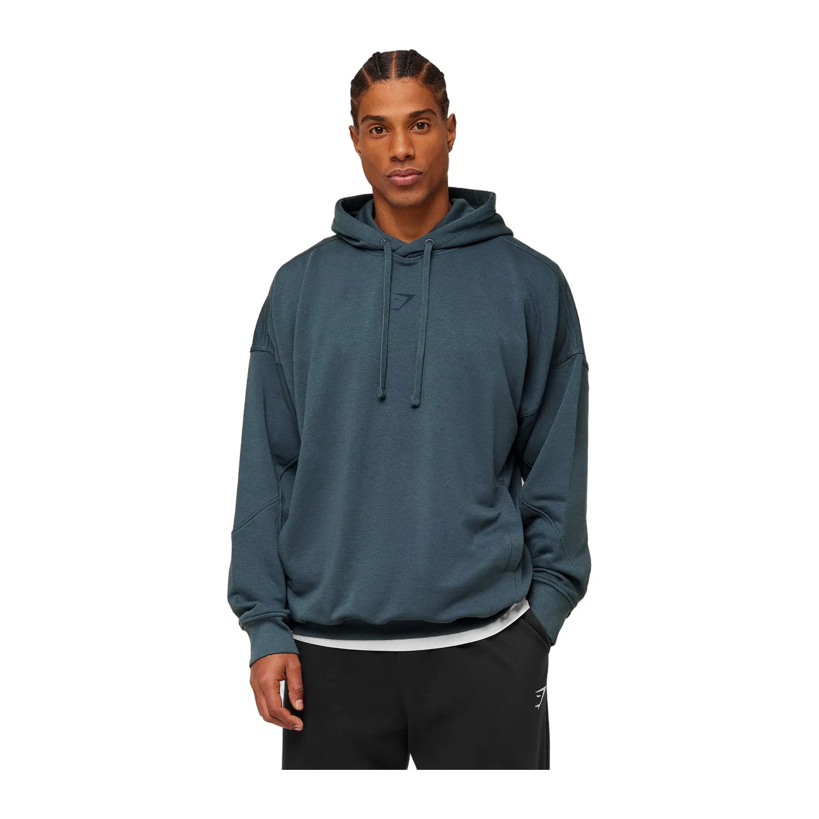 Gymshark Power Oversized Hoodie GS Stealth Blue