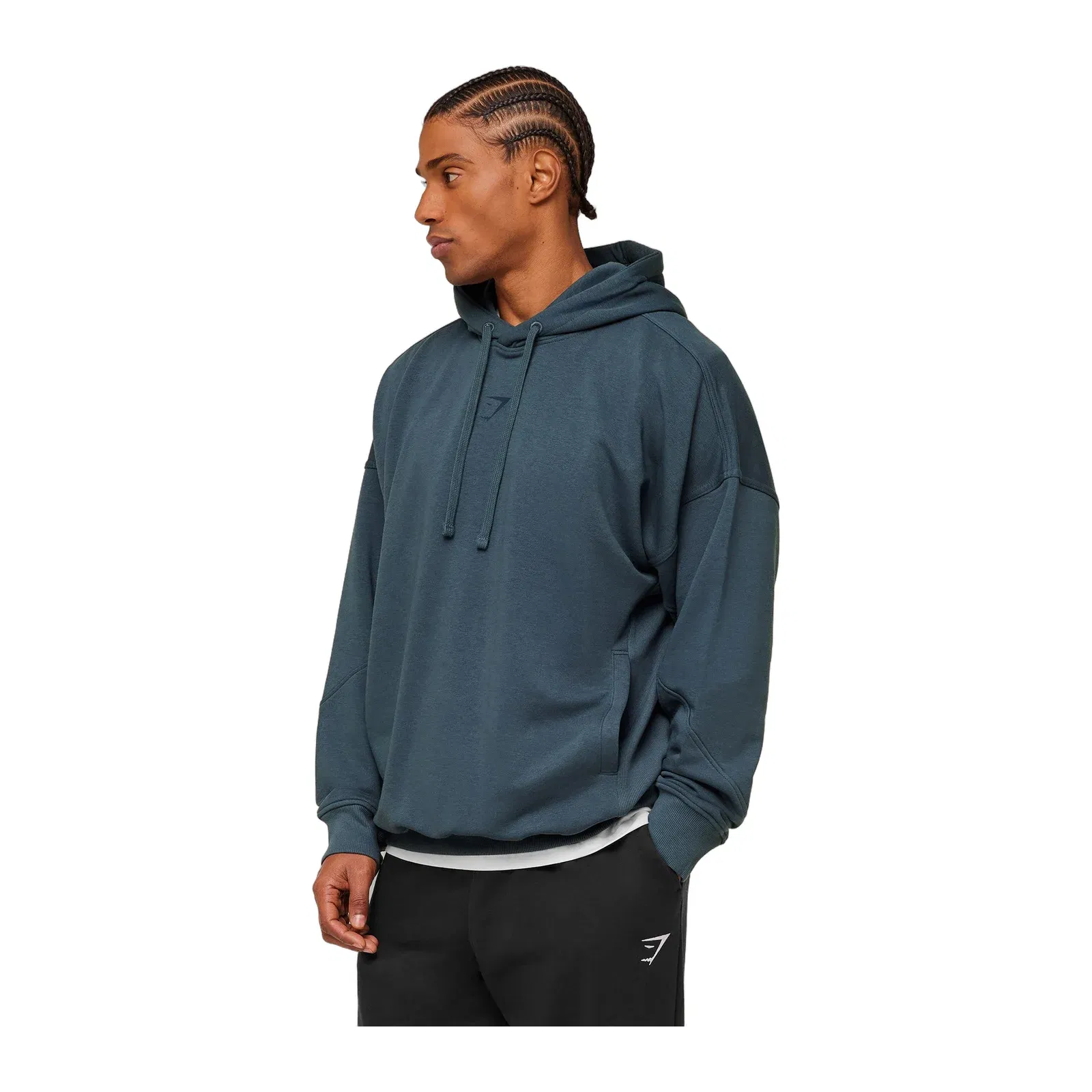 Gymshark Power Oversized Hoodie GS Stealth Blue