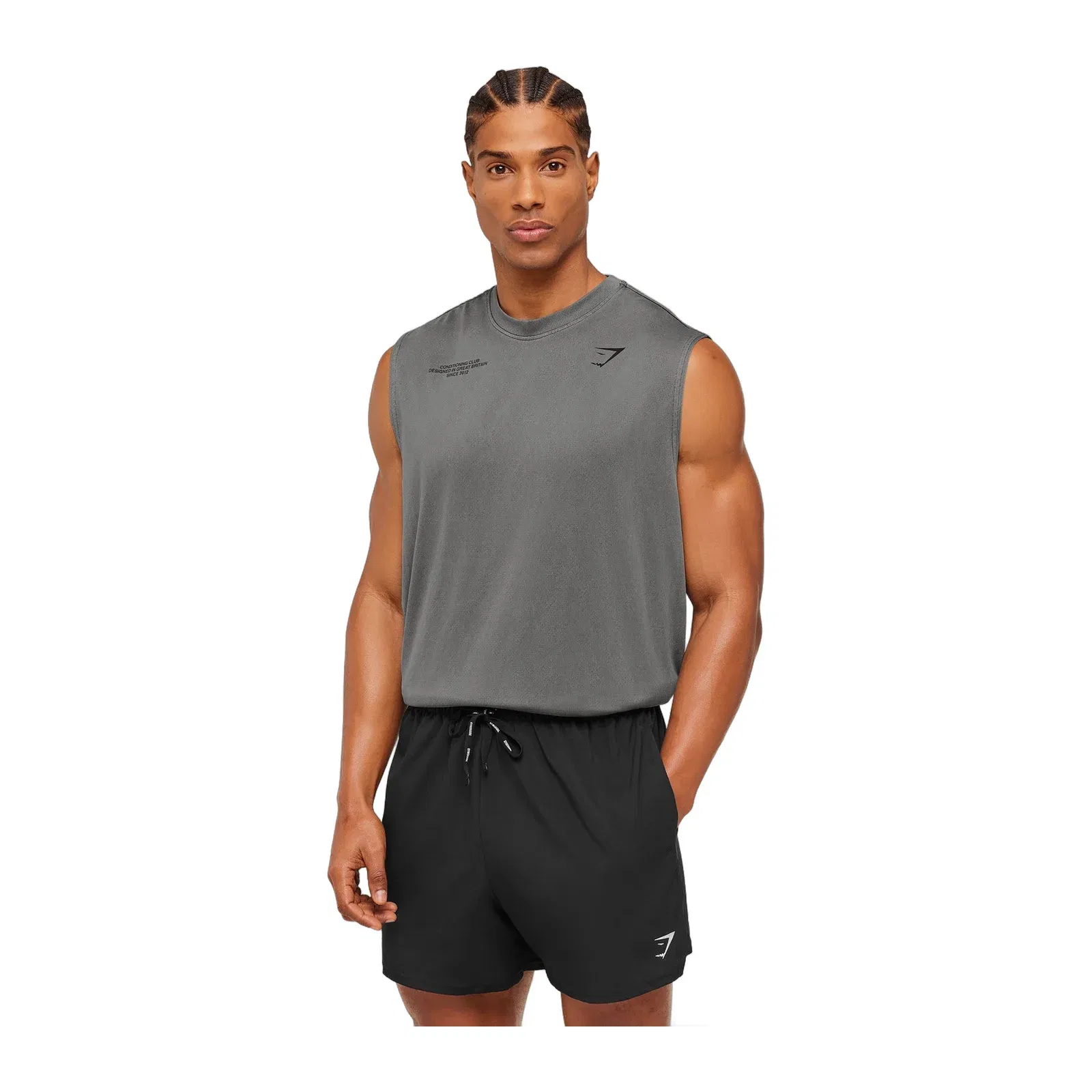 Gymshark Conditioning Club Washed Tank Black