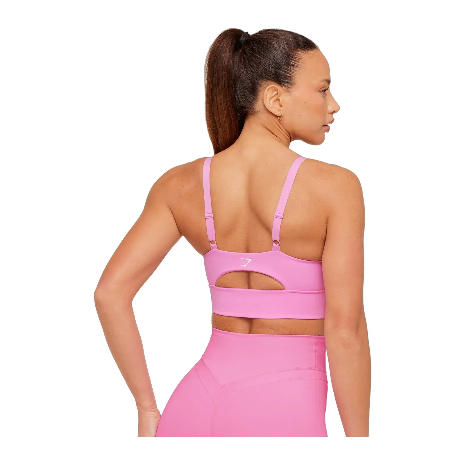 Women's Gymshark Twist Front Sports Bra Focus Pink