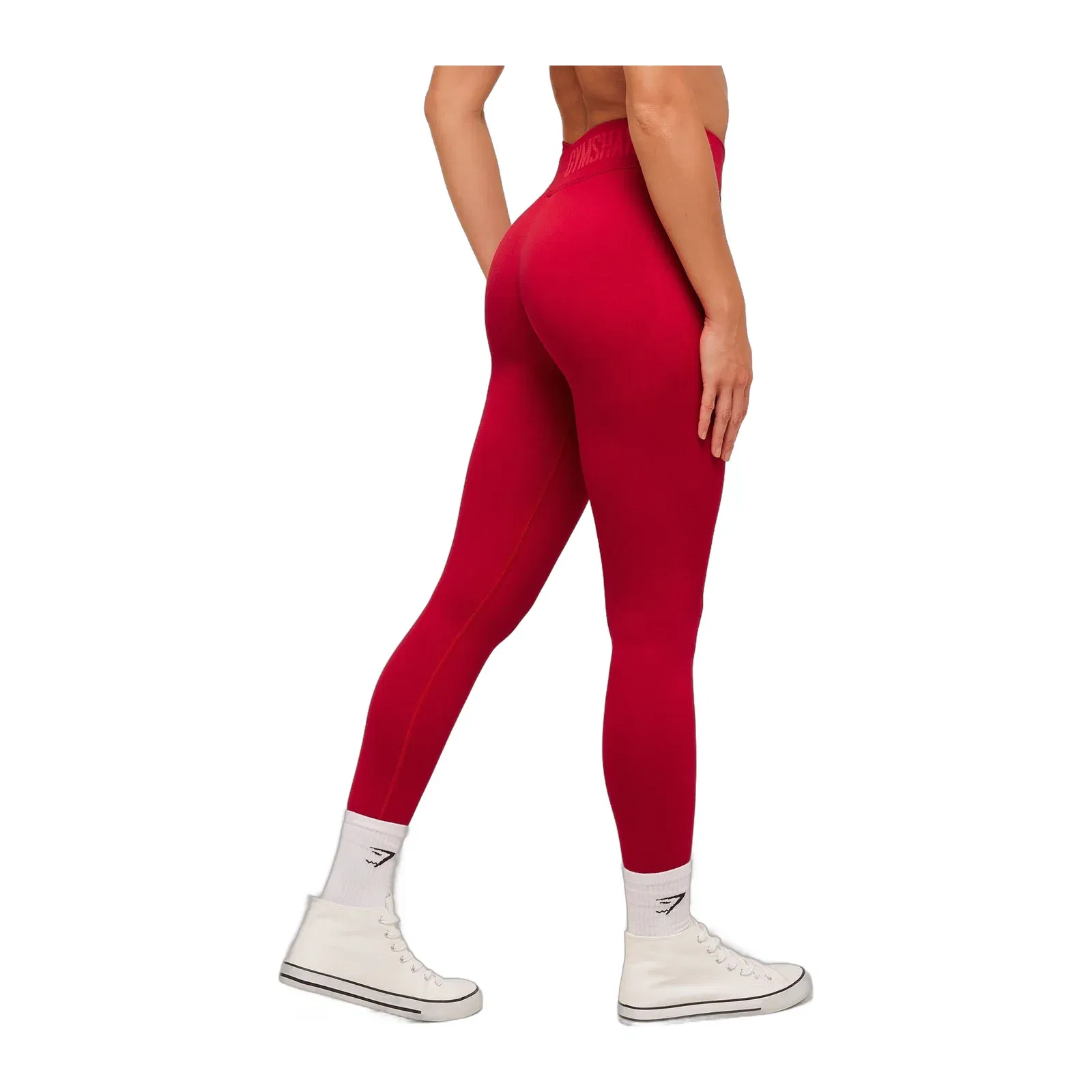 Women's Gymshark Flex V4 Leggings Carmine Red