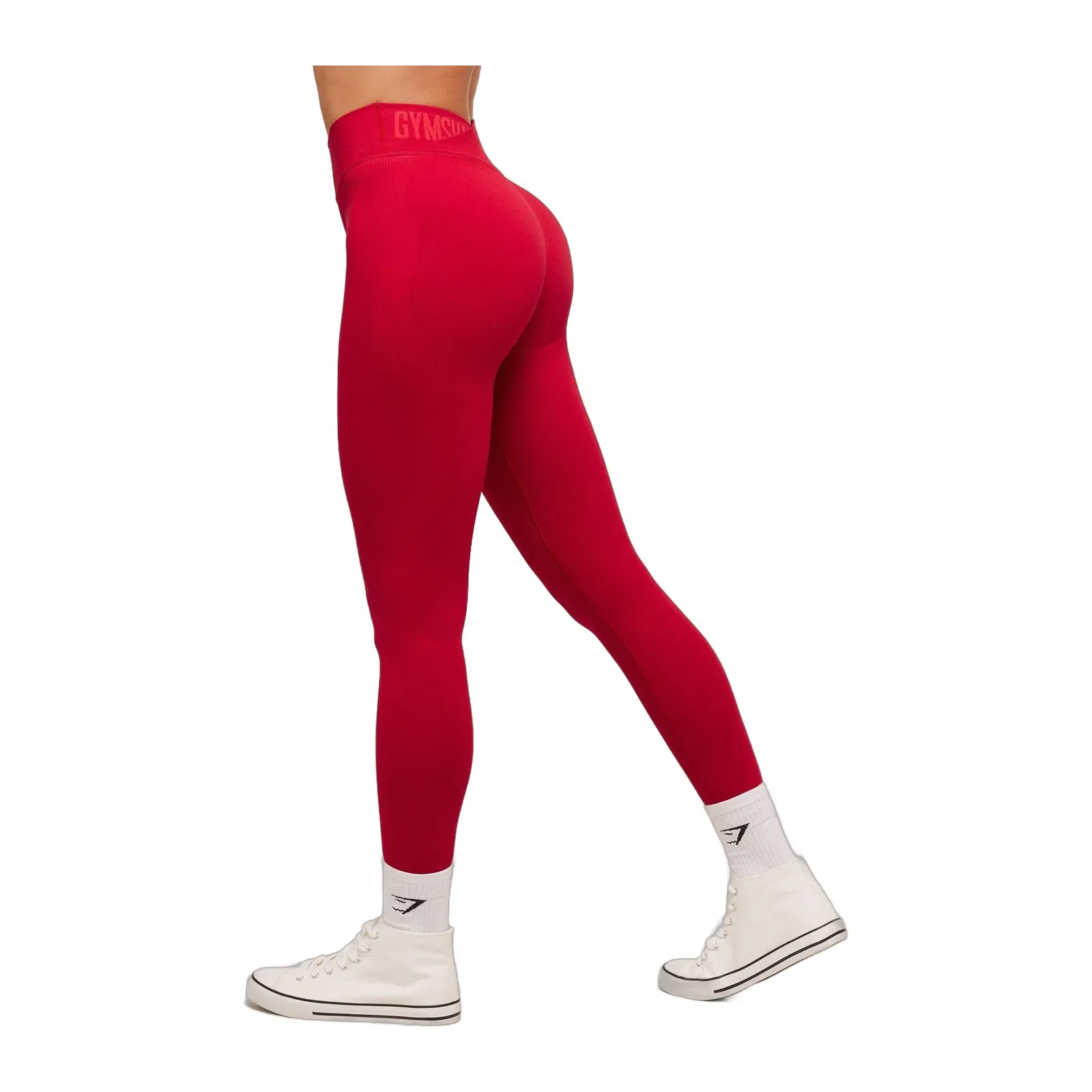 Women's Gymshark Flex V4 Leggings Carmine Red