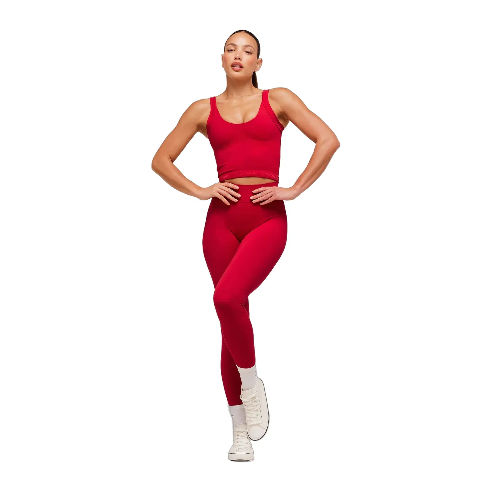 Women's Gymshark Flex V4 Leggings Carmine Red