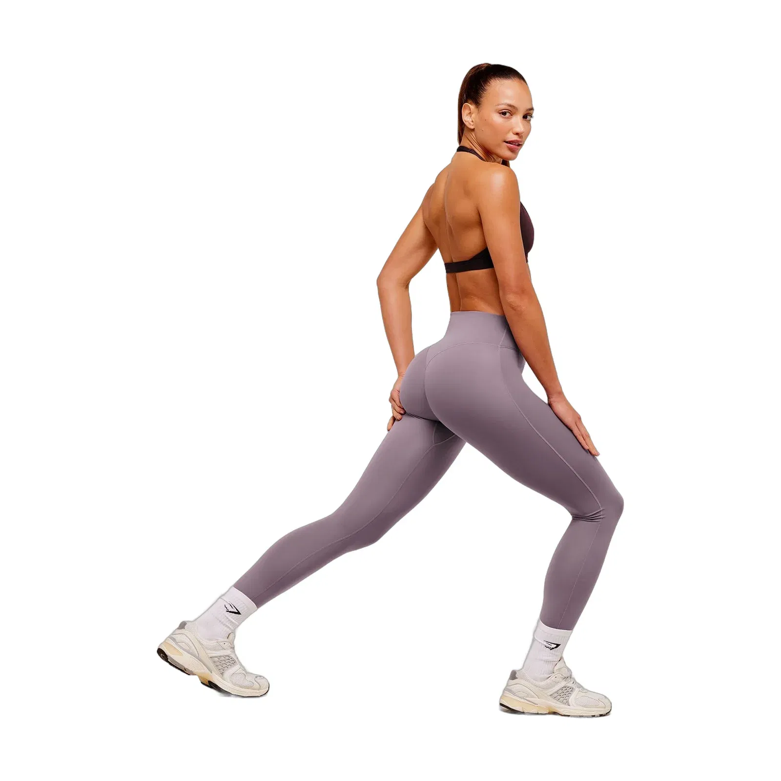 Women's Gymshark Intense Bum Scrunch Leggings Dusk Purple