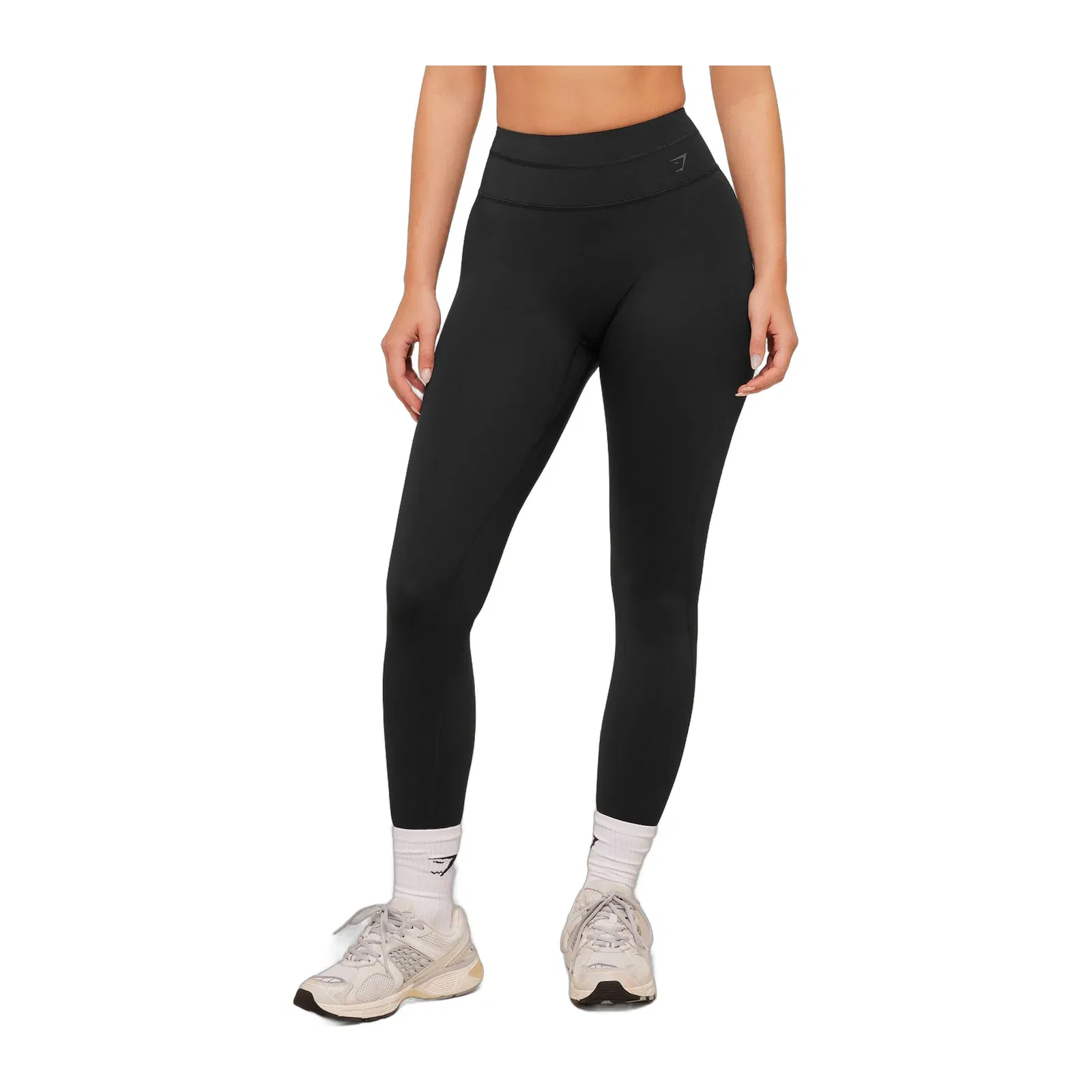 Women's Gymshark Crossover Back Leggings Black