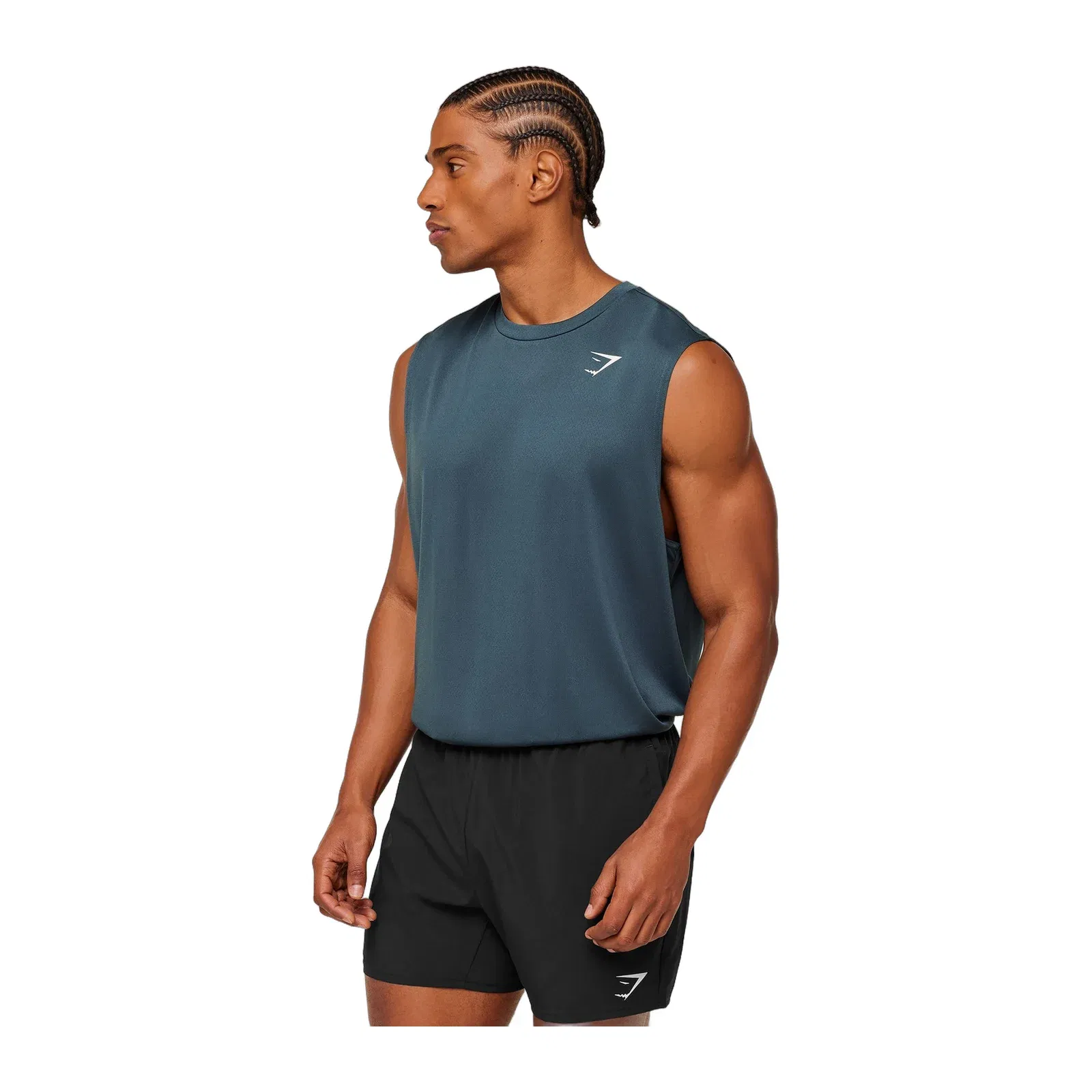 Gymshark Arrival Oversized Tank GS Stealth Blue