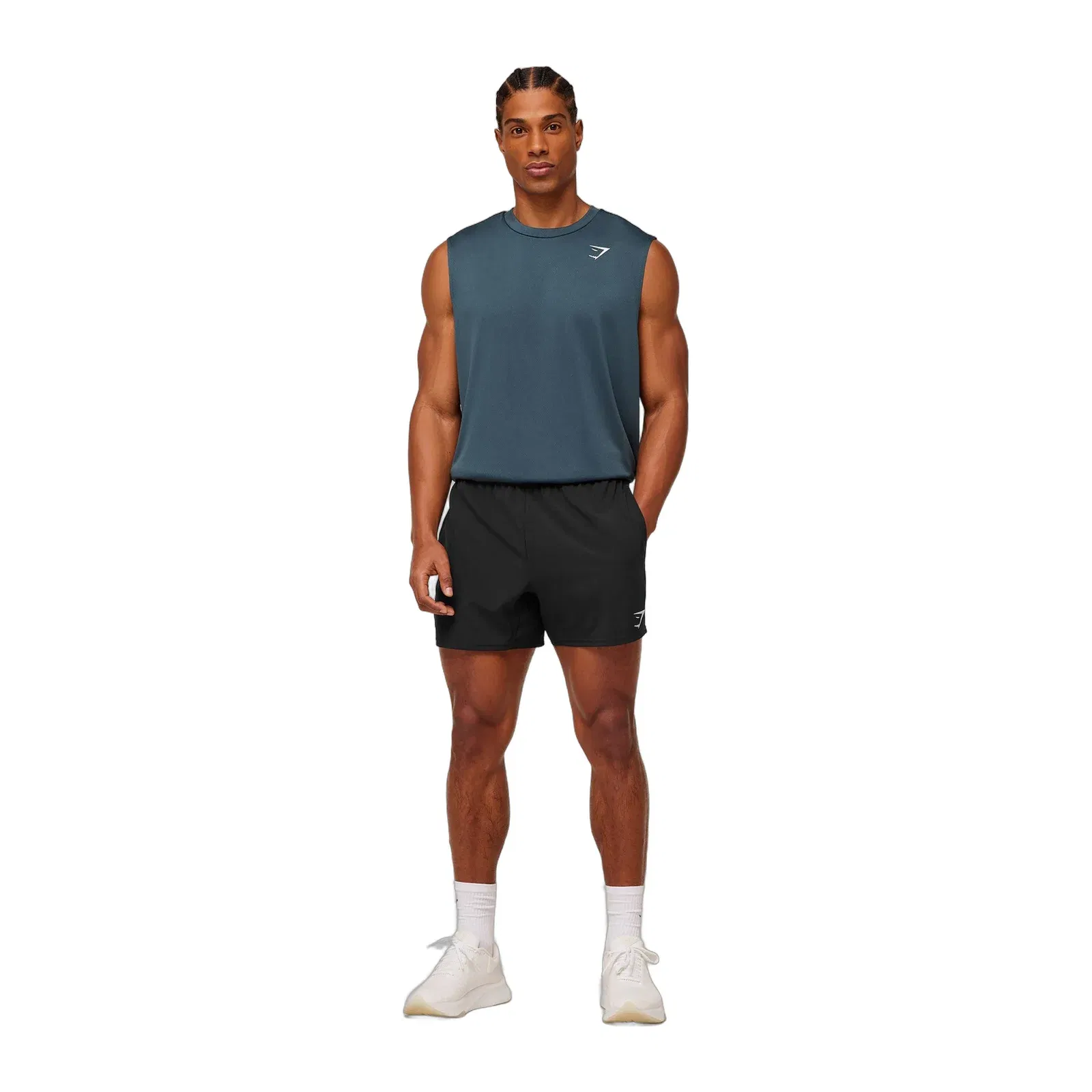 Gymshark Arrival Oversized Tank GS Stealth Blue