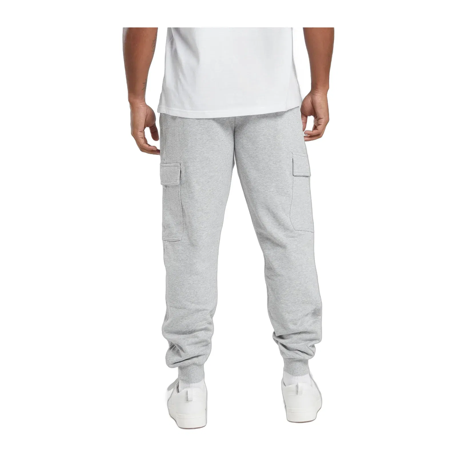 Gymshark Rest Day Essentials Cargo Joggers Light Grey Core Marl