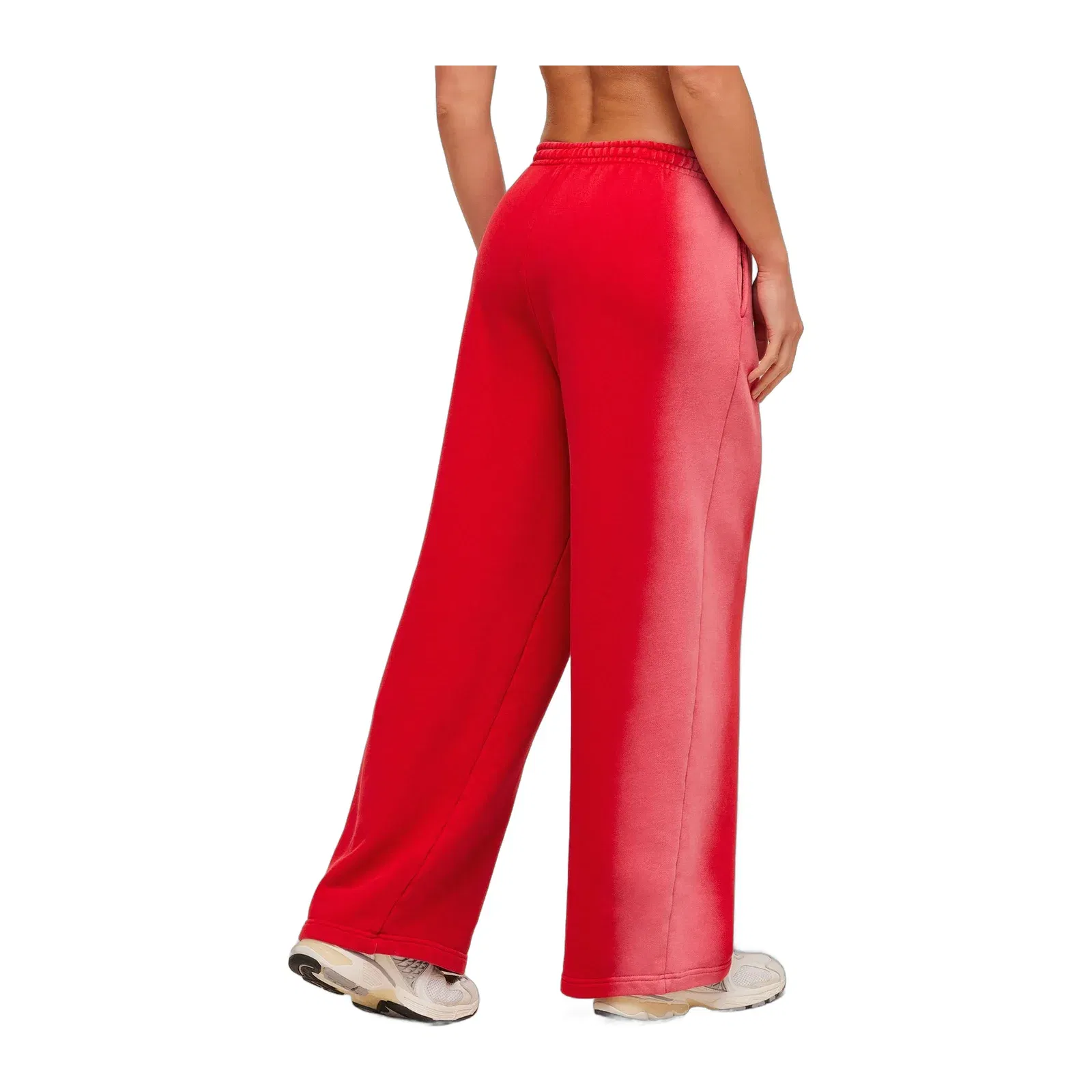 Women's Gymshark Pump Washed Straight Leg Joggers Carmine Red