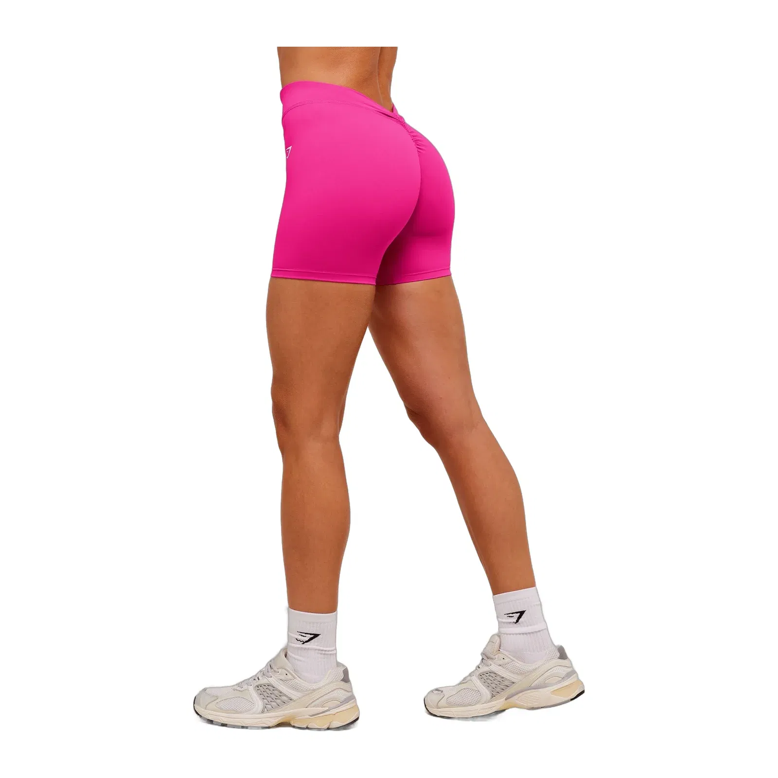 Women's Gymshark Lifting Dipped Waistband Shorts Super-Set Pink