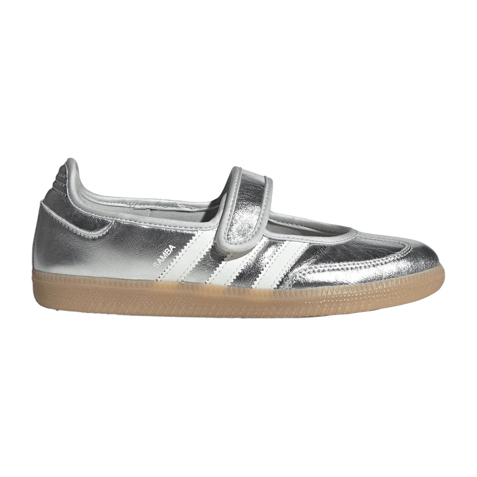 Adidas Samba Jane Silver Metallic Off White Womens
