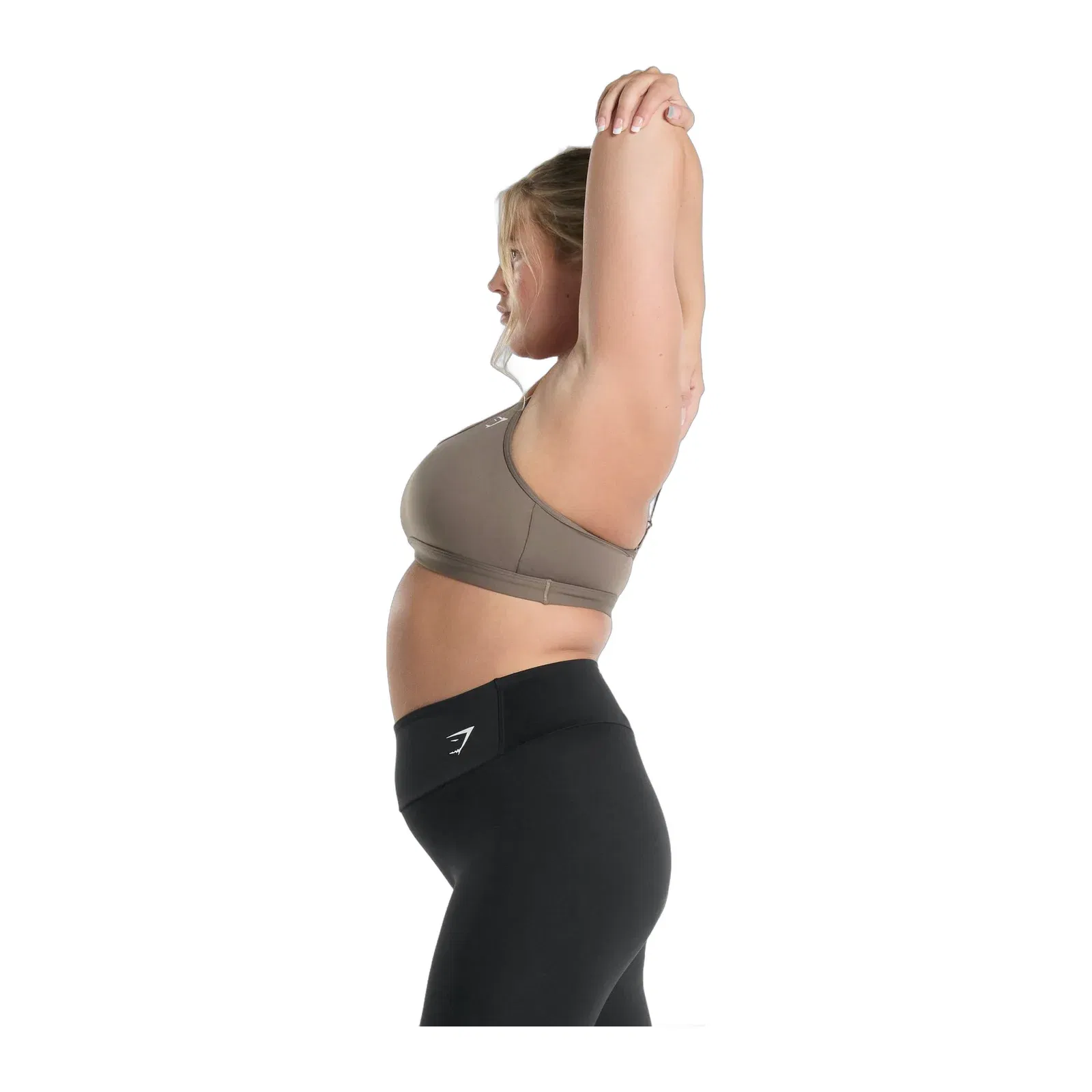 Women's Gymshark Scoop Neck Sports Bra Brown