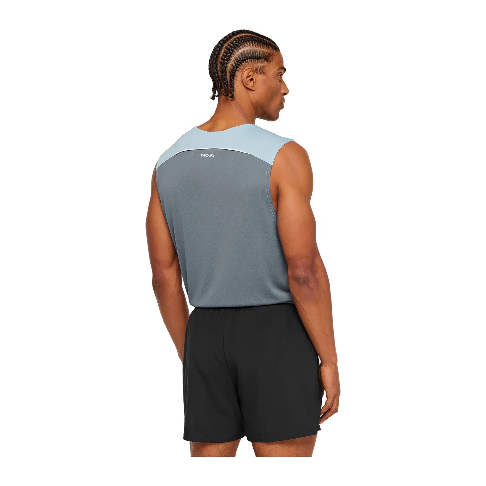 Gymshark Arrival Contrast Tank Chilled Blue