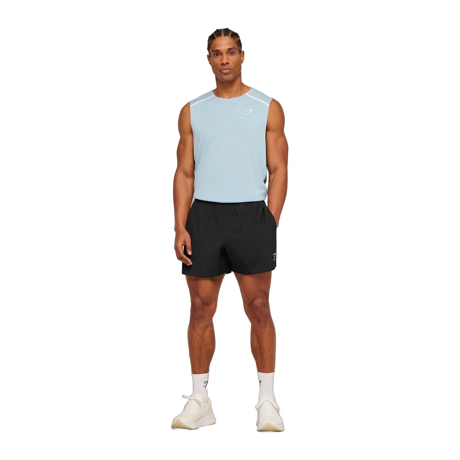 Gymshark Arrival Contrast Tank Chilled Blue