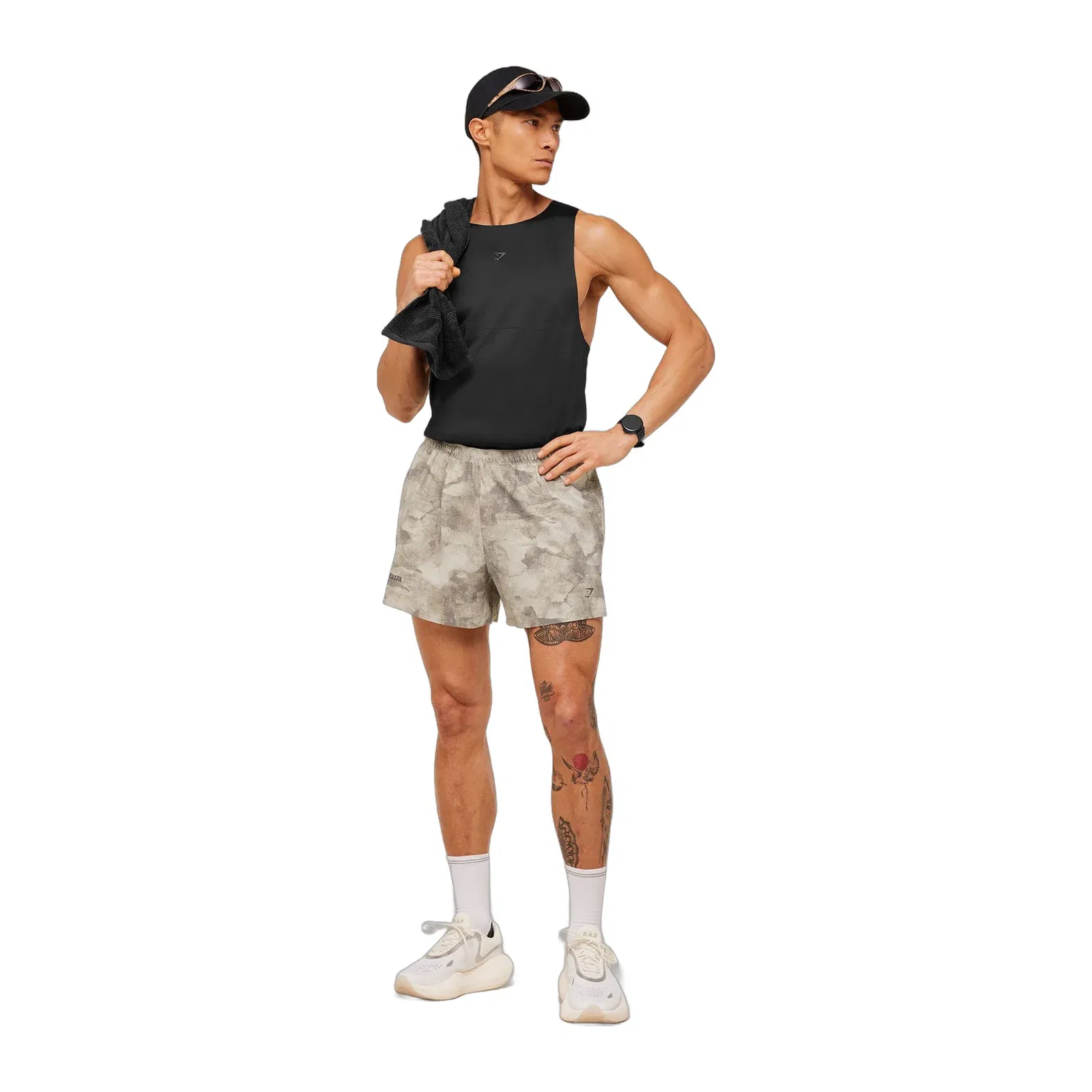 Gymshark Running Elite 5" Short Pebble Grey
