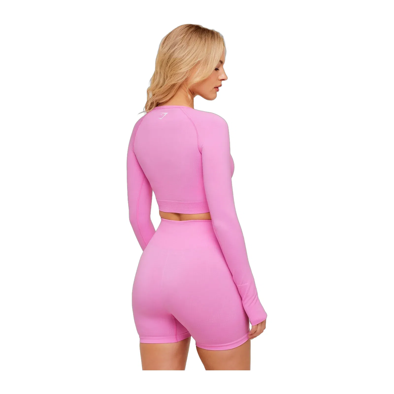 Women's Gymshark Vital Sweetheart Neck Crop Top Focus Pink