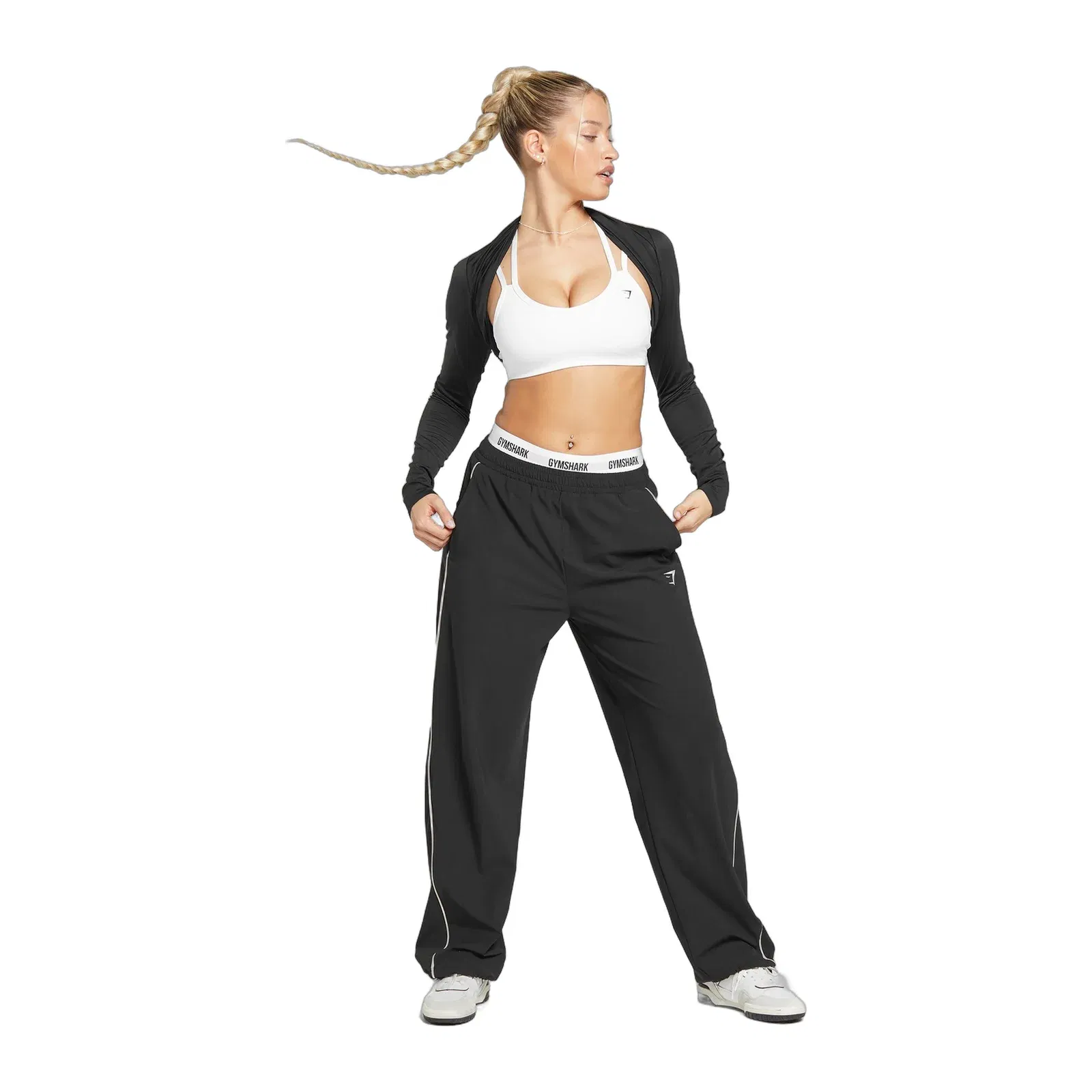 Gymshark Stitch Feature Woven Pants - Black