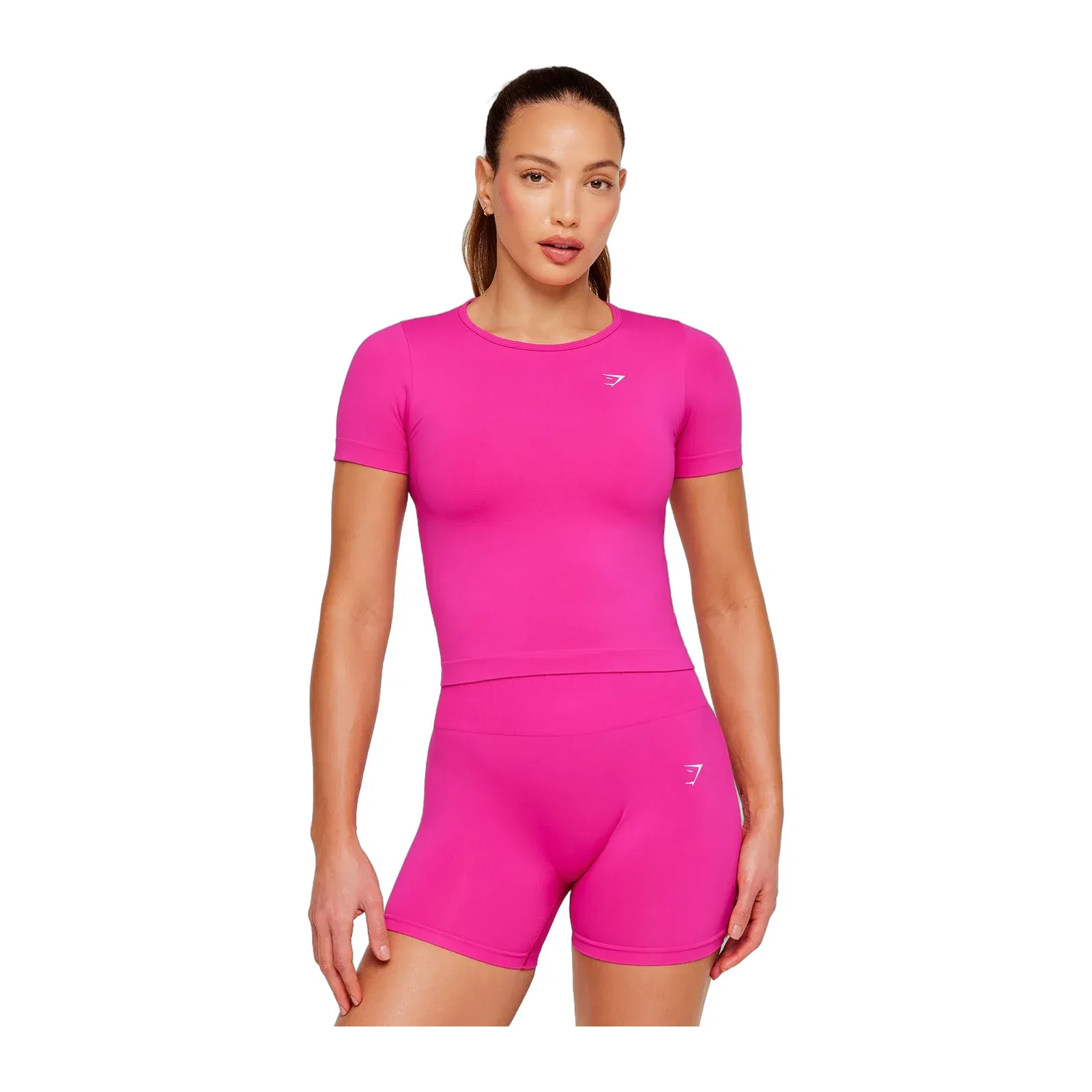 Women's Gymshark Everyday Seamless Short Sleeve Top Super-Set Pink