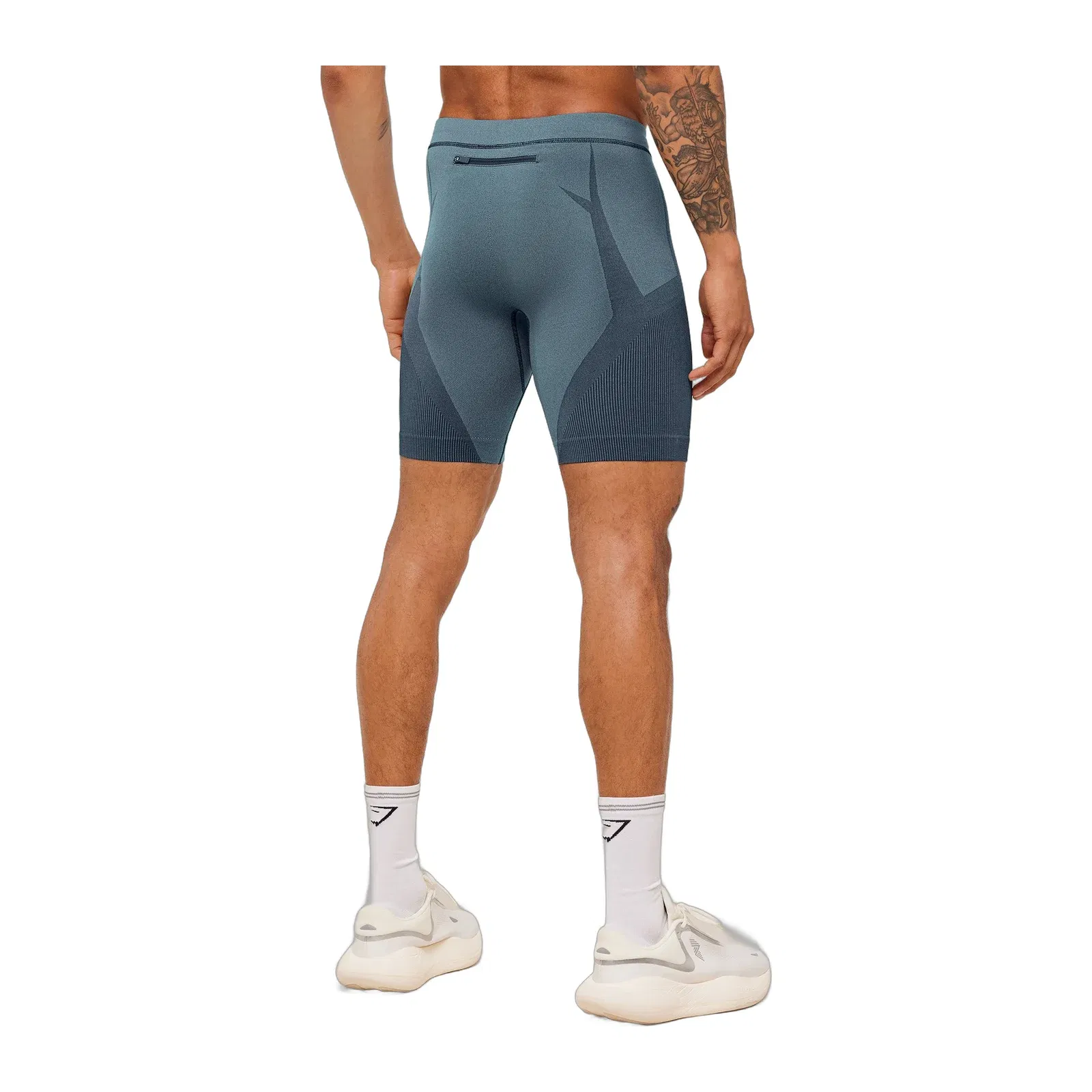 Gymshark Seamless Running Half Tight Stealth Blue