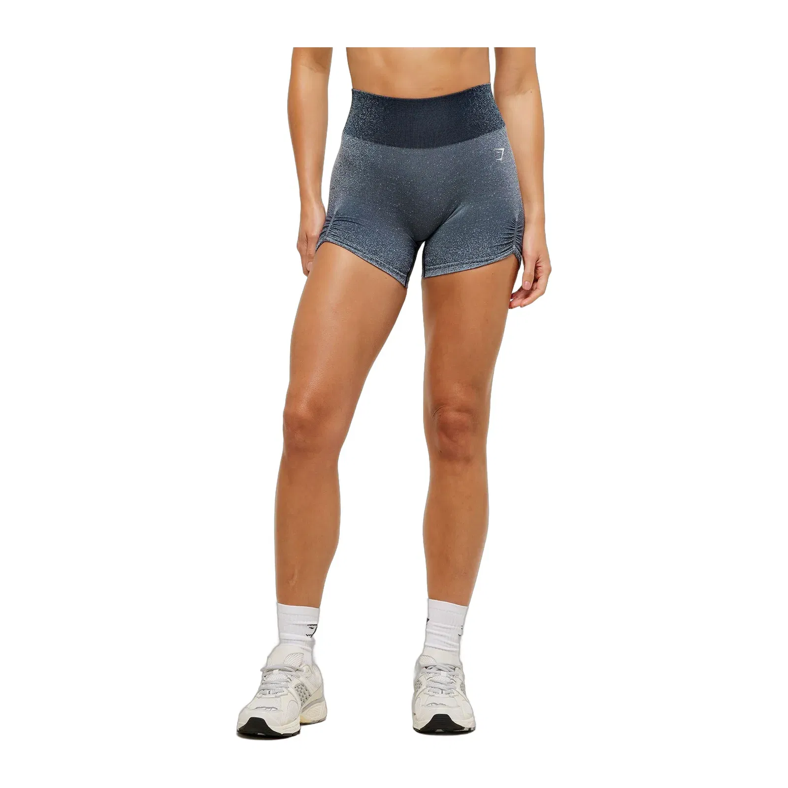 Women's Gymshark Blush Seamless Shorts Heavy Blue
