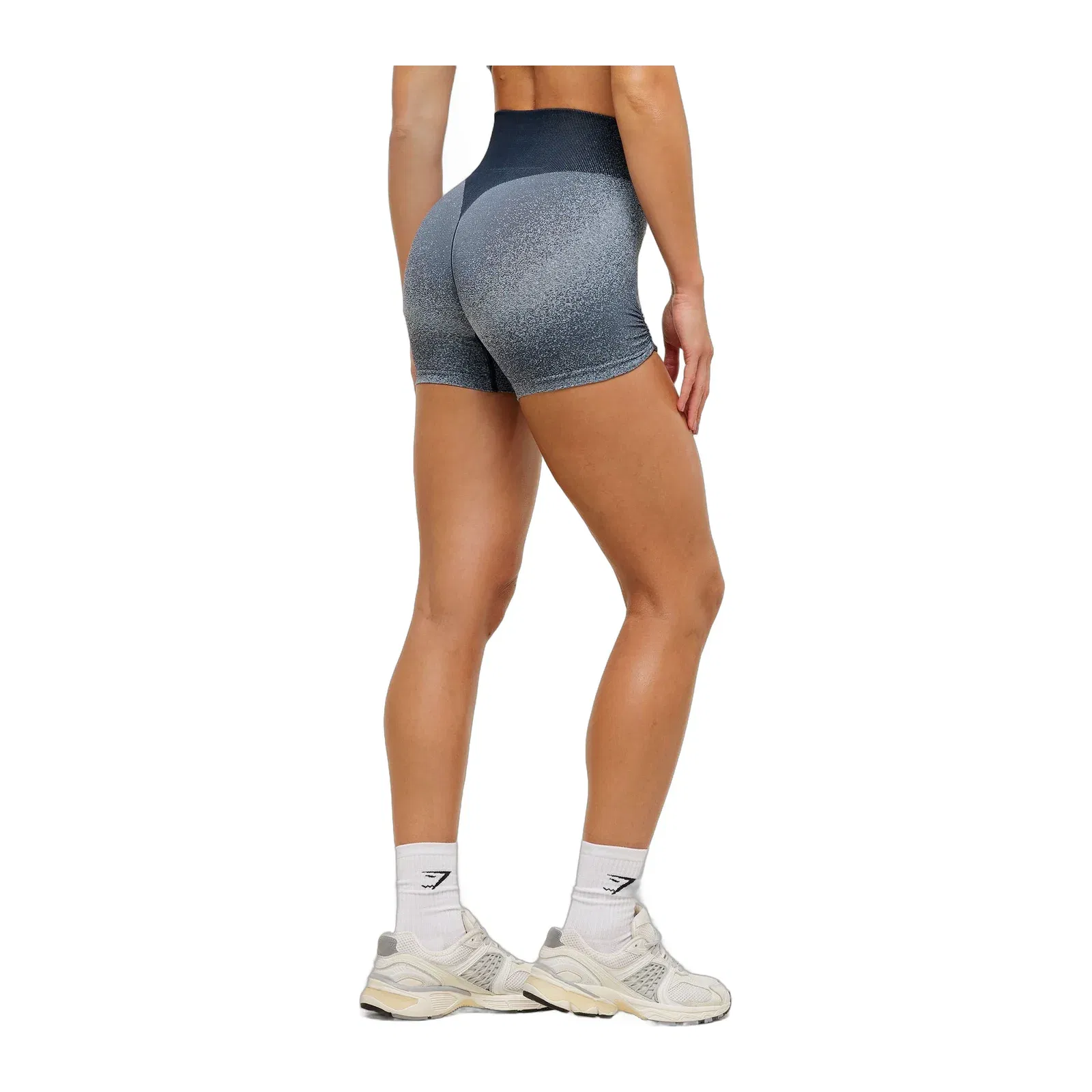 Women's Gymshark Blush Seamless Shorts Heavy Blue