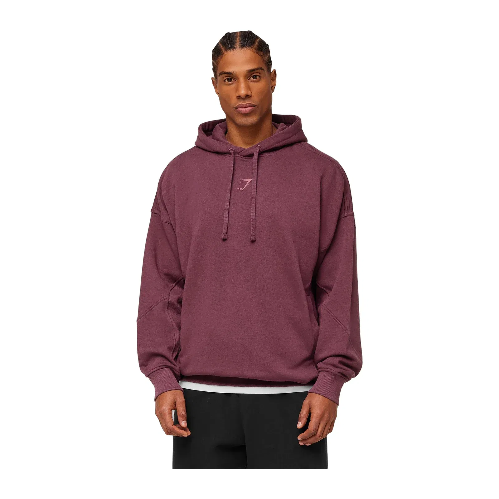 Gymshark Power Oversized Hoodie GS Impact Burgundy