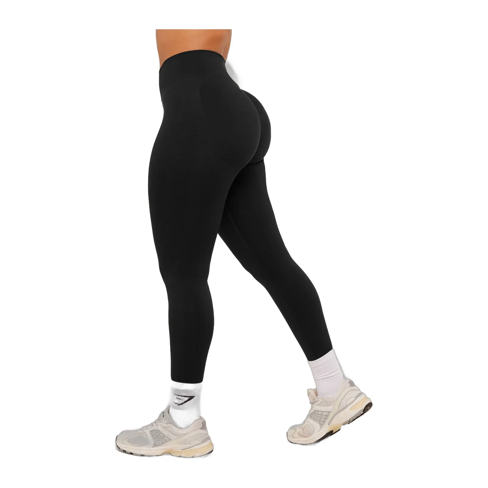 Women's Gymshark Lift Seamless High-Rise Leggings Black