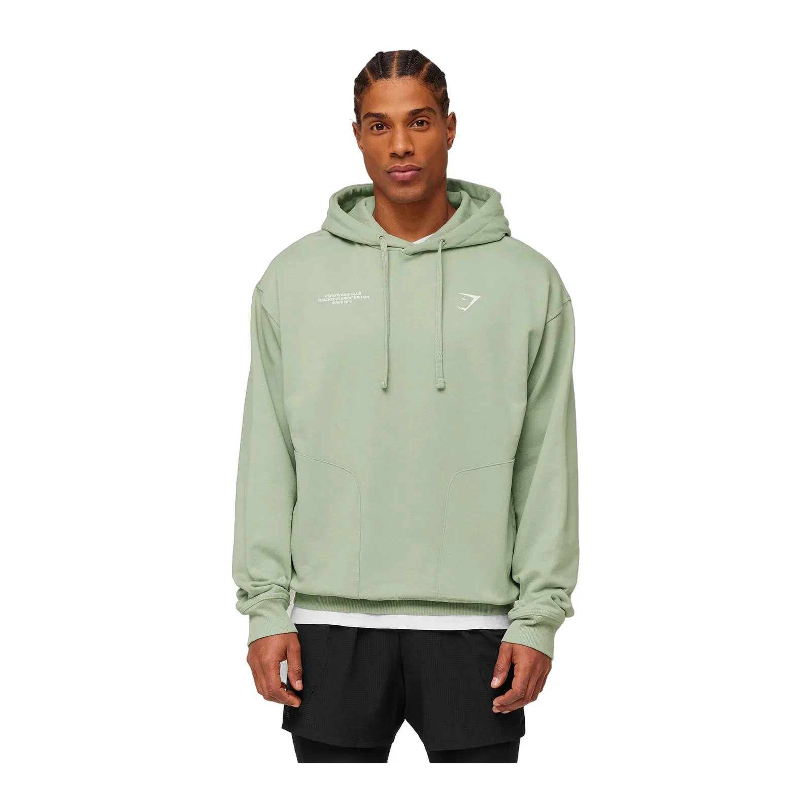 Gymshark Conditioning Club Hoodie GS Haze Green