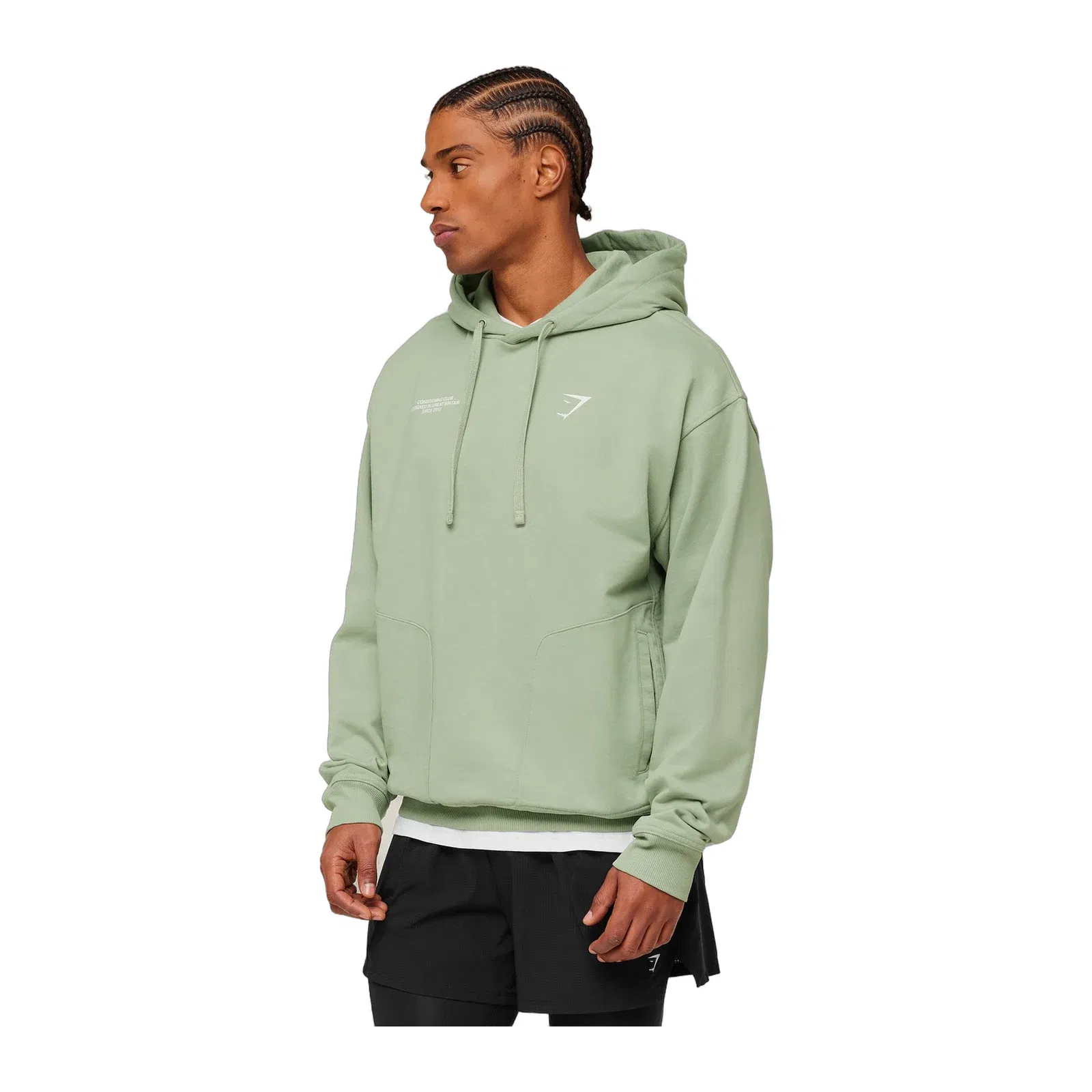 Gymshark Conditioning Club Hoodie GS Haze Green