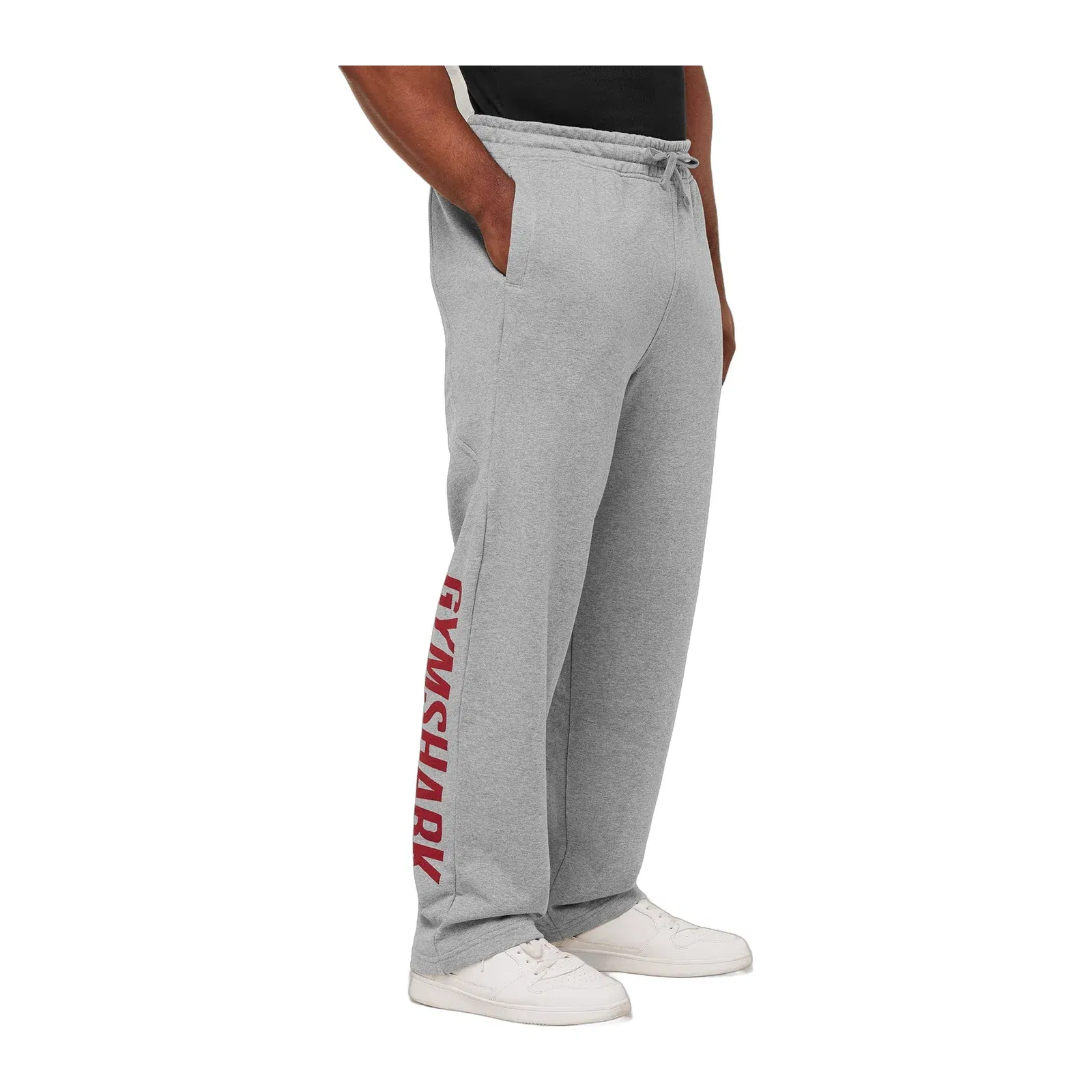 Gymshark Power Straight Leg Pants Charcoal Core Marl