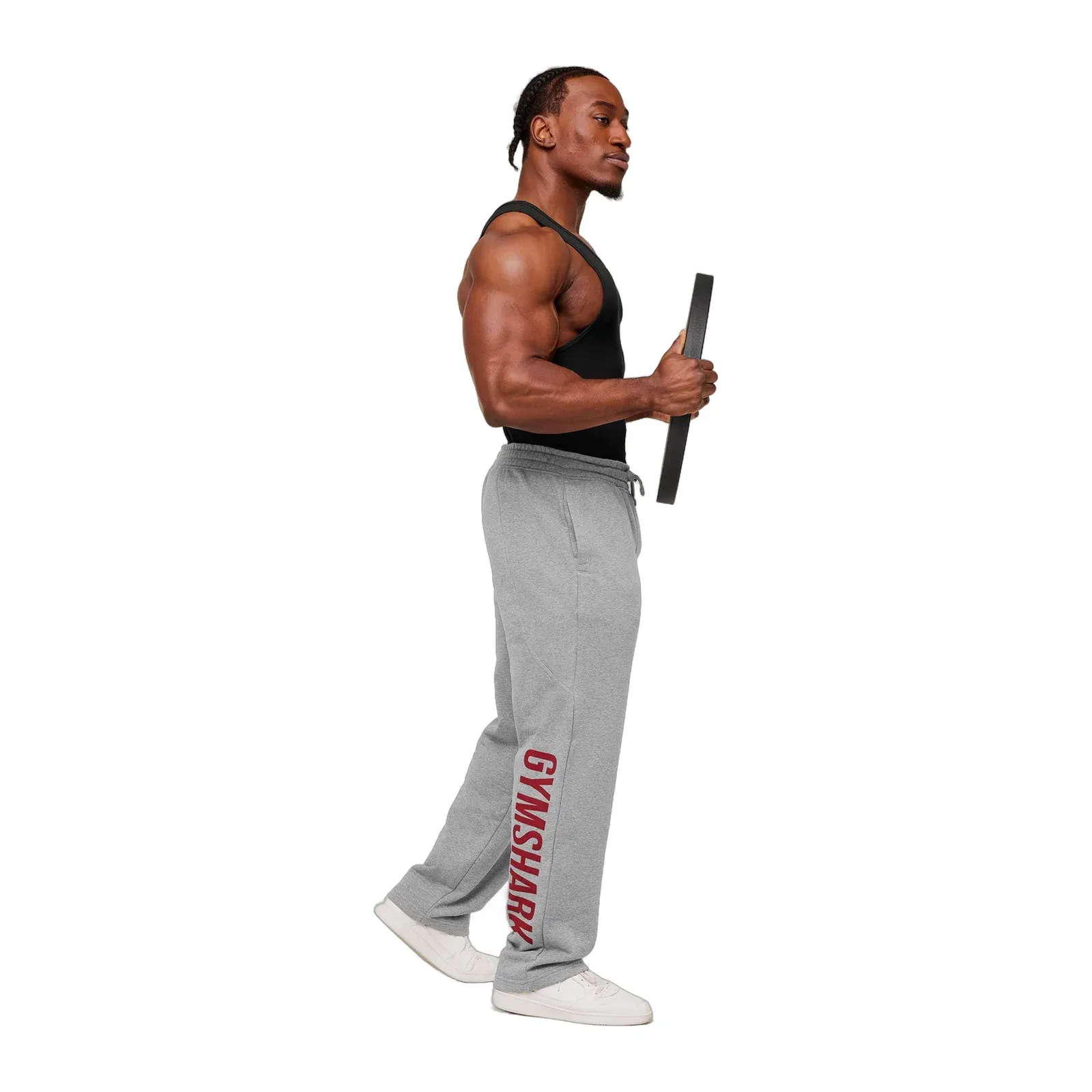 Gymshark Power Straight Leg Pants Charcoal Core Marl