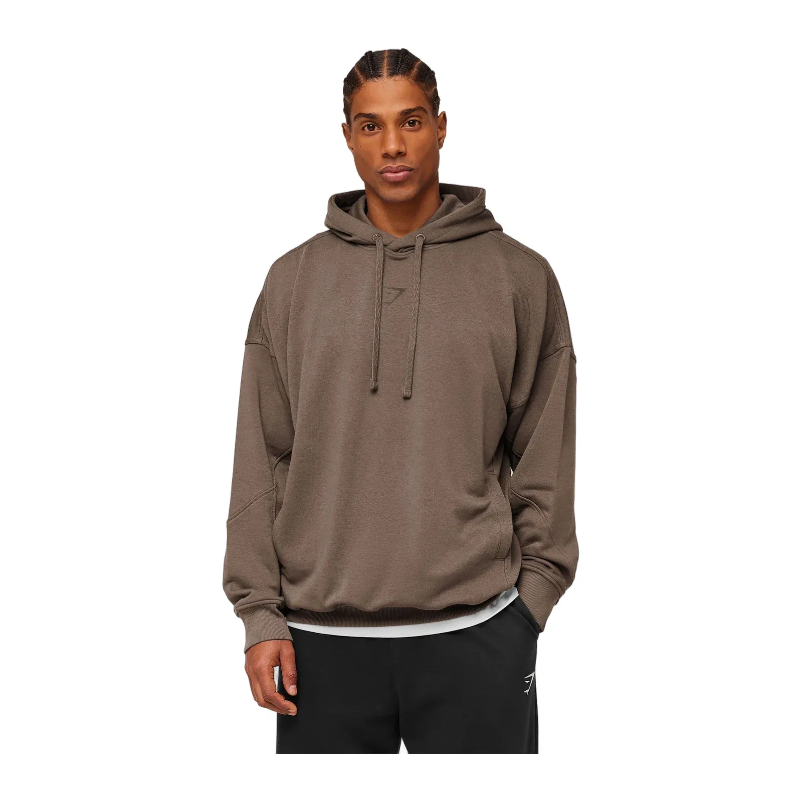 Gymshark Power Oversized Hoodie Soft Brown