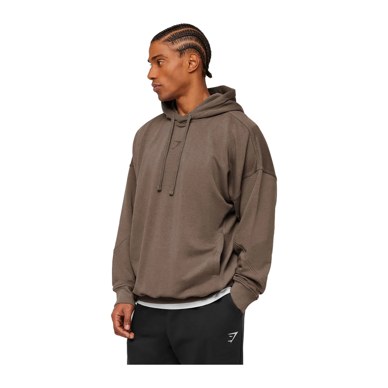 Gymshark Power Oversized Hoodie Soft Brown