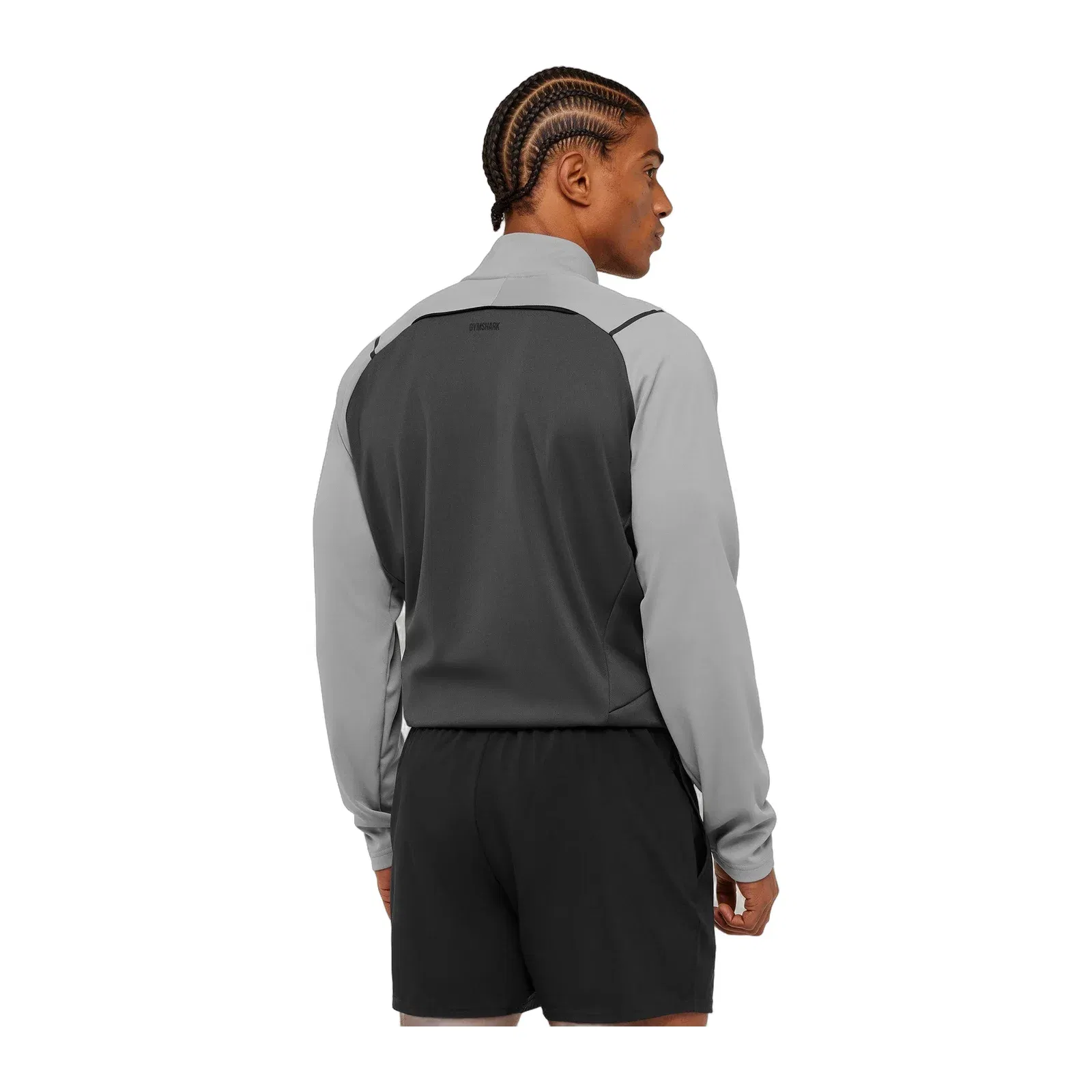 Gymshark Arrival Contrast 1/4 Zip Smokey Grey