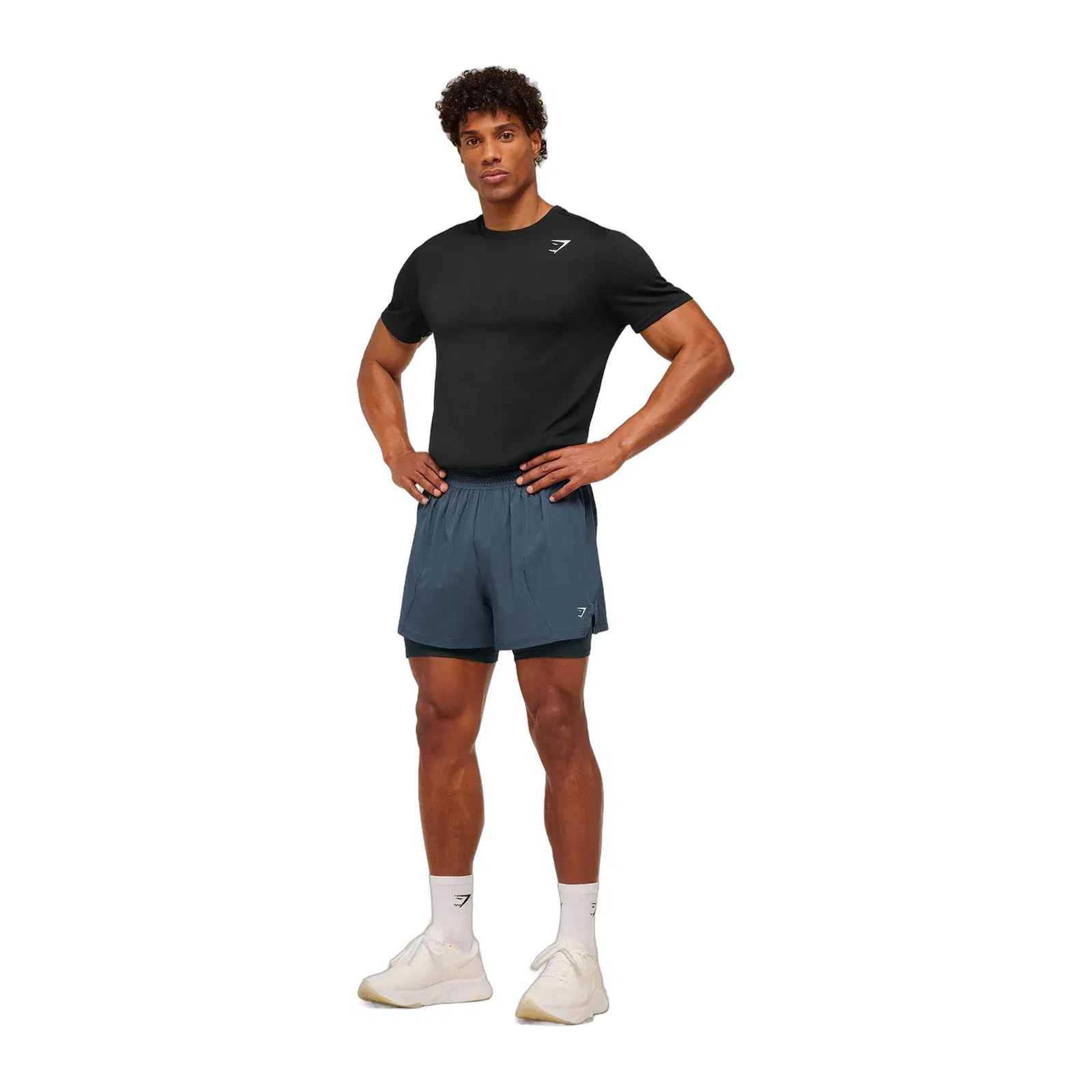 Gymshark Running 4" 2In1 Shorts GS Stealth Blue