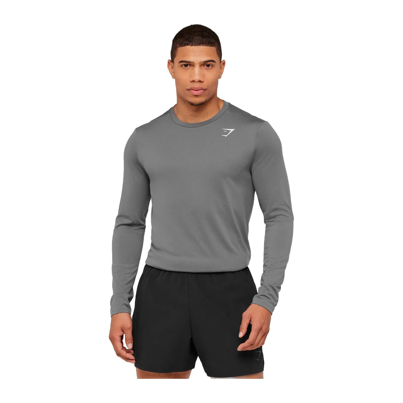 Gymshark Arrival Long Sleeve T-Shirt Silhouette Grey