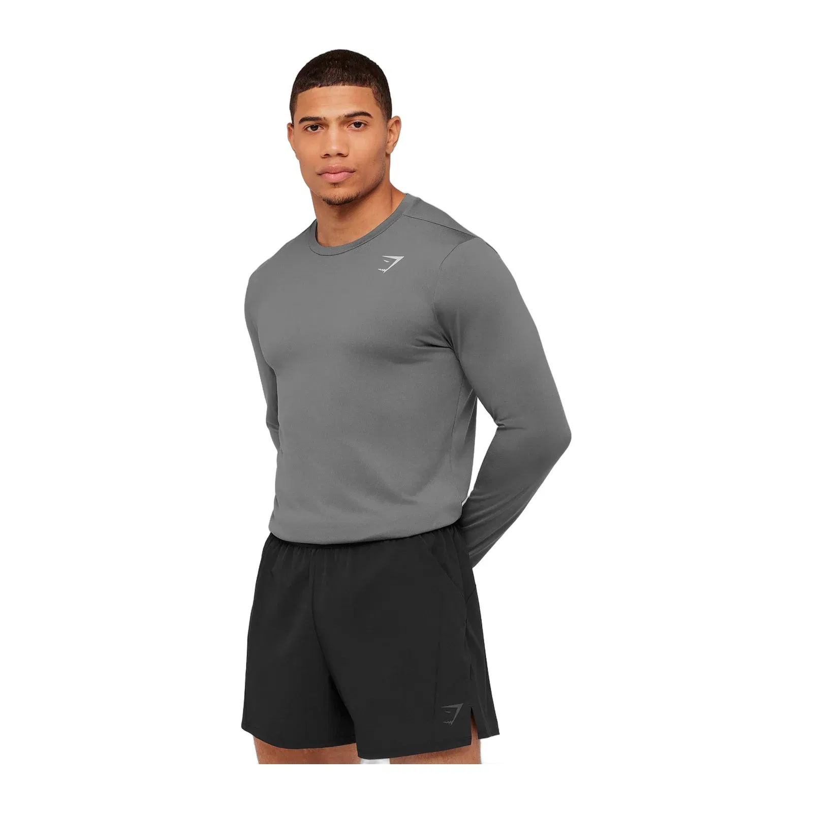 Gymshark Arrival Long Sleeve T-Shirt Silhouette Grey