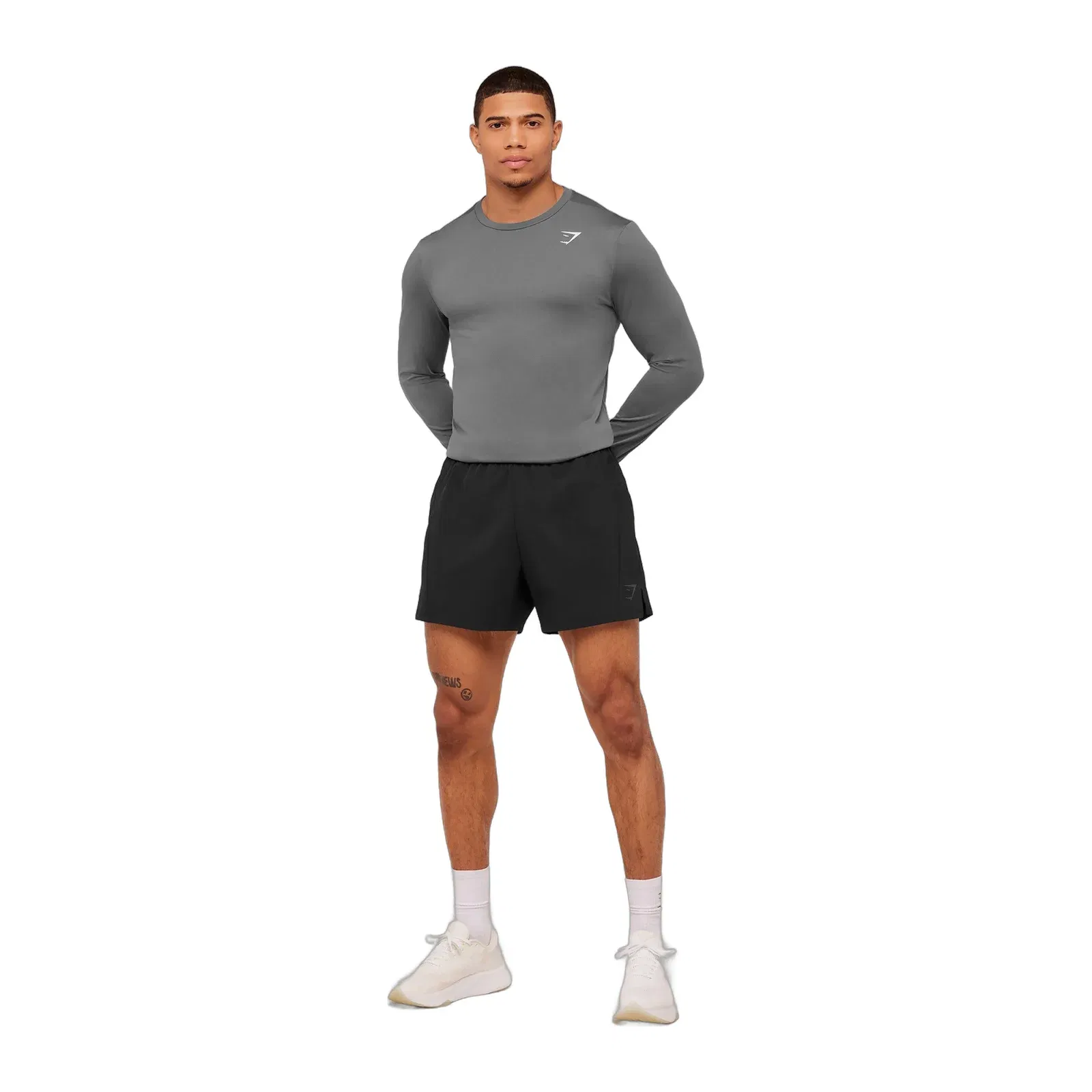 Gymshark Arrival Long Sleeve T-Shirt Silhouette Grey