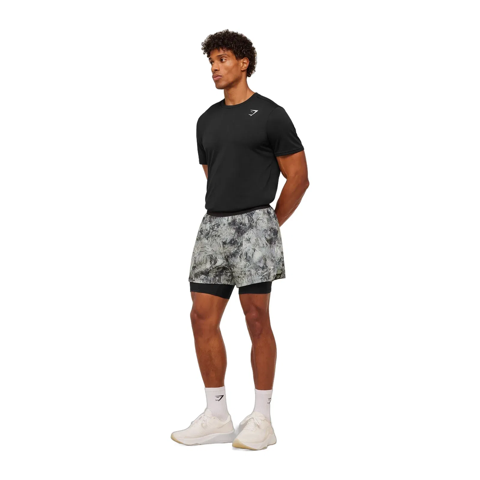 Gymshark Running 4" 2In1 Shorts Dark Grey
