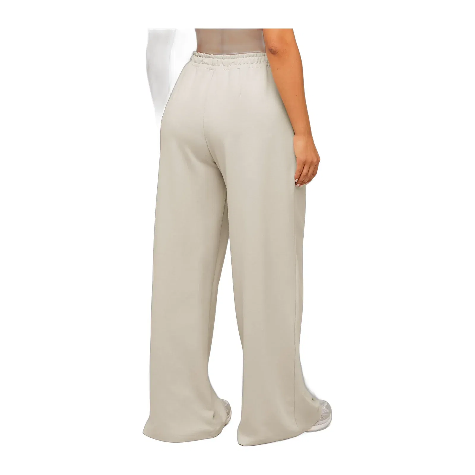 Women's Gymshark Lightweight Wide Leg Pant Short Pebble Grey