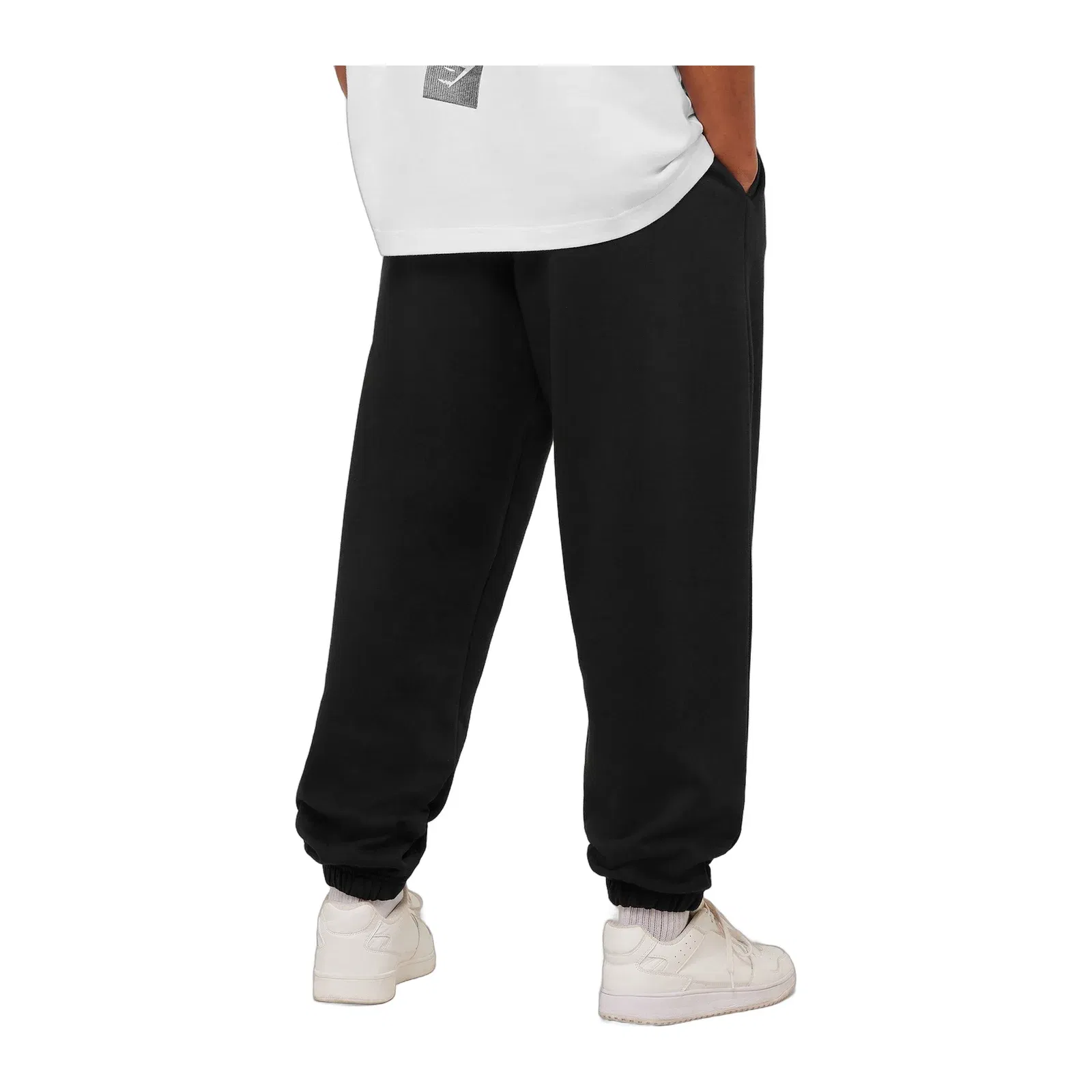 Gymshark Crest Oversized Joggers GS Black