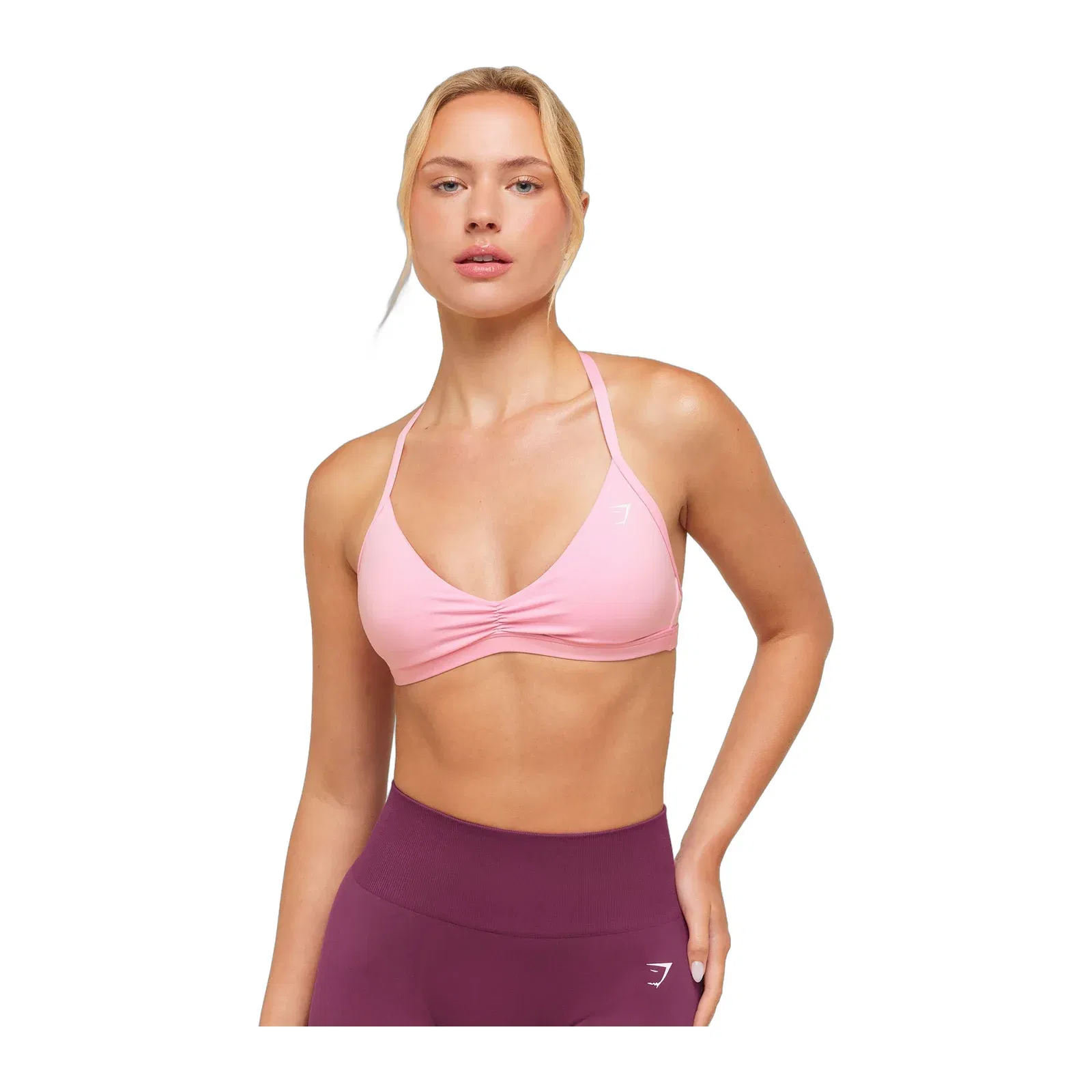 Women's Gymshark Minimal Sports Bra 2.0 Poise Pink