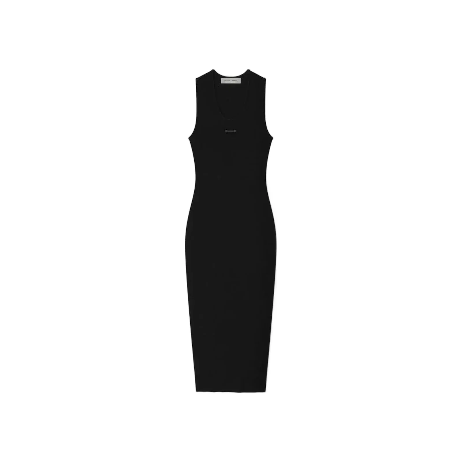 Fear Of God Essentials Rib Tank Dress Vintage Black WMNS