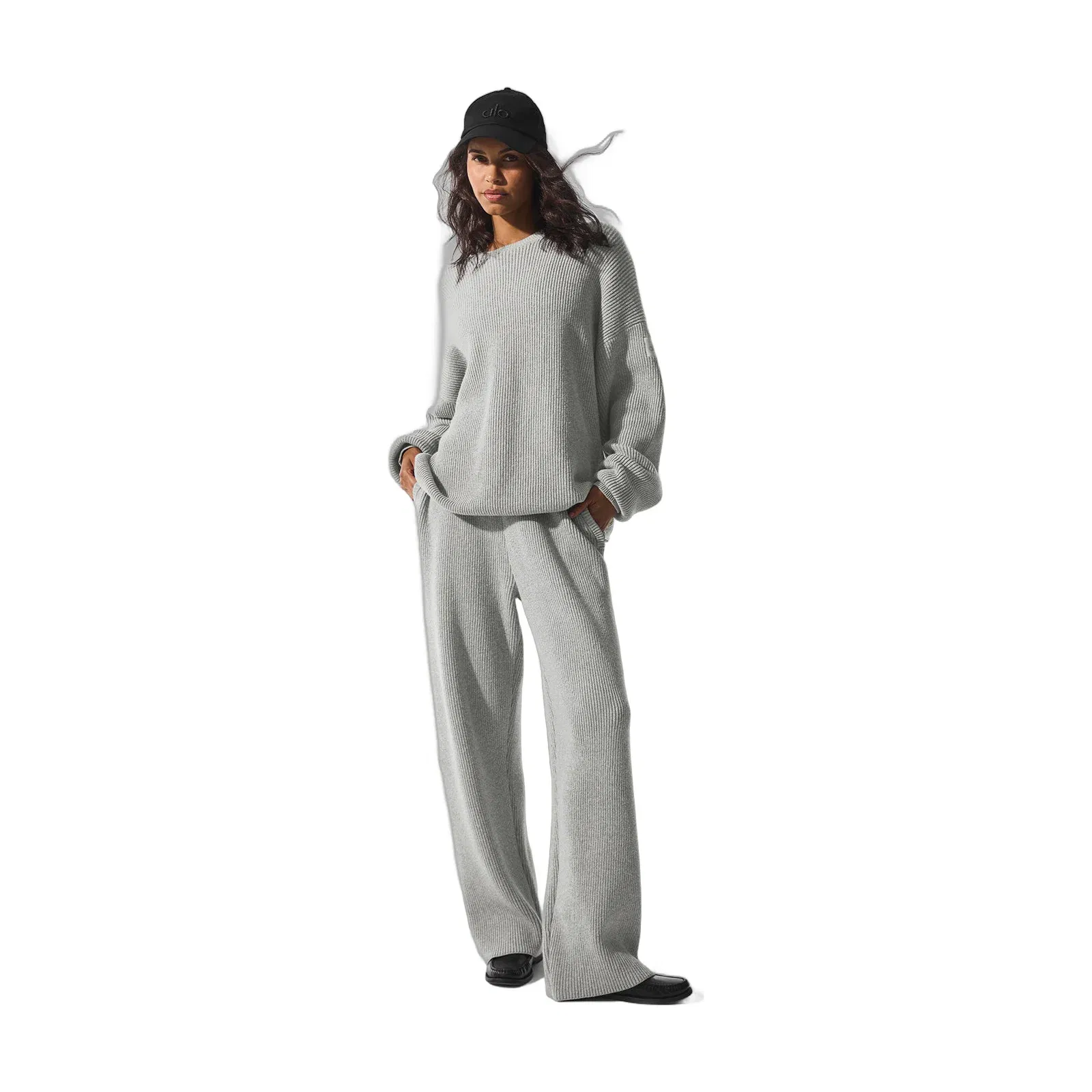 Domain Rib Knit Crew Sweater
