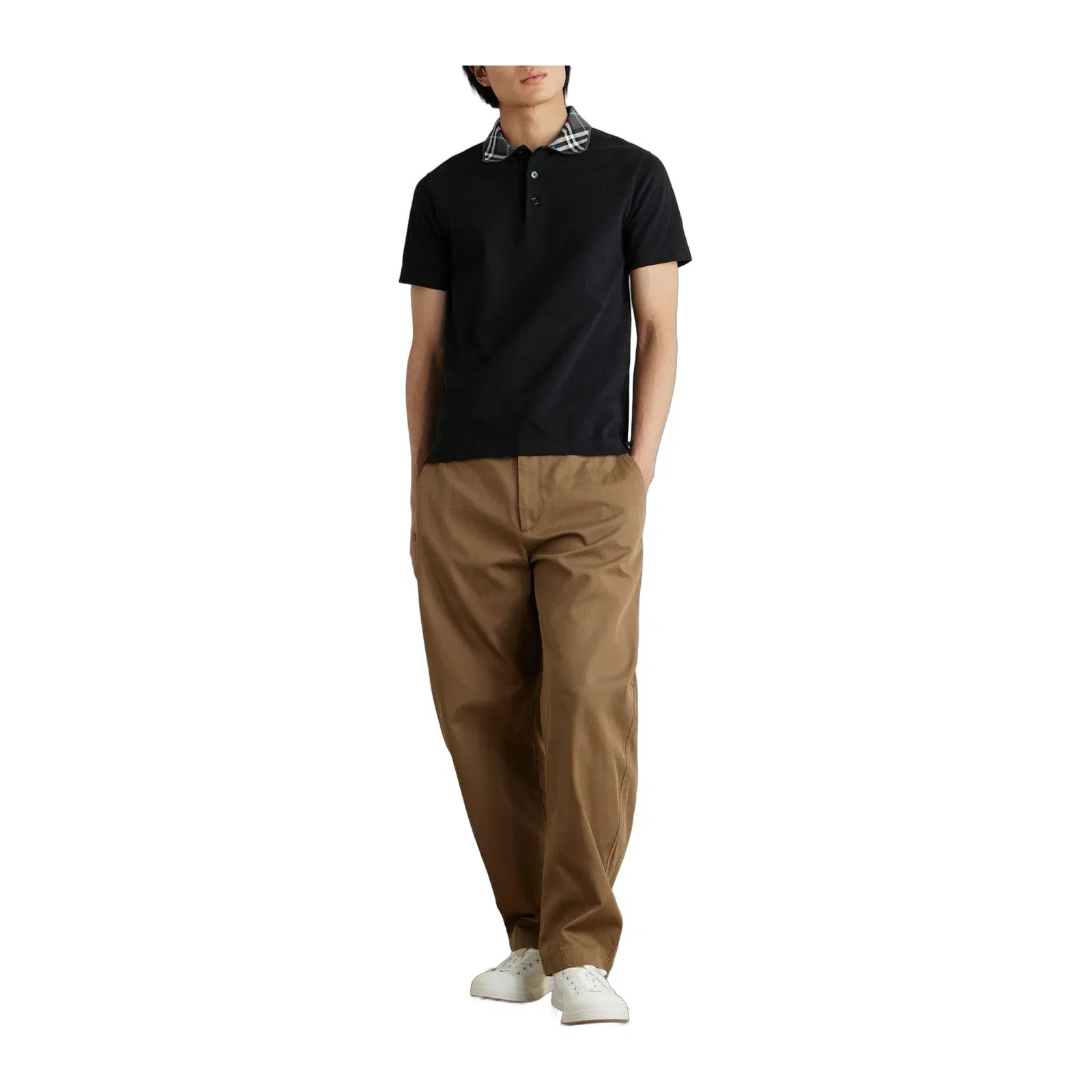 Burberry - Slim-Fit Cotton-Piqué Polo Shirt - Black